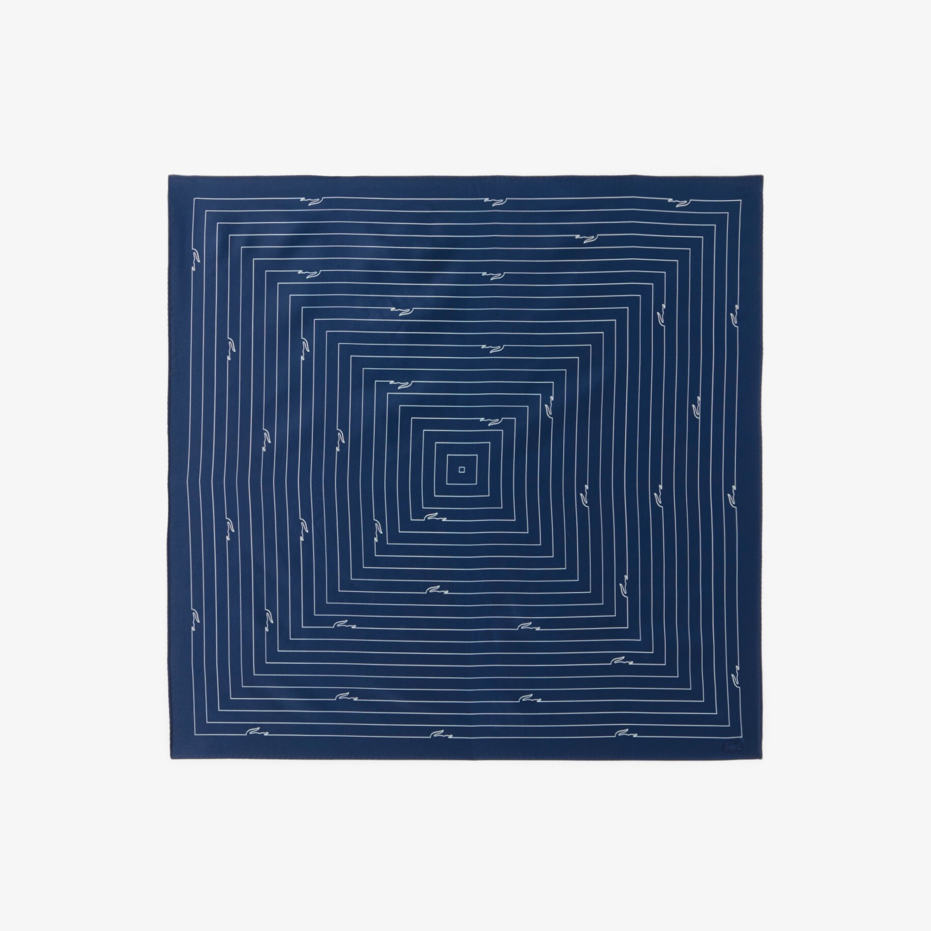 Croc Print Satin Scarf image number 0