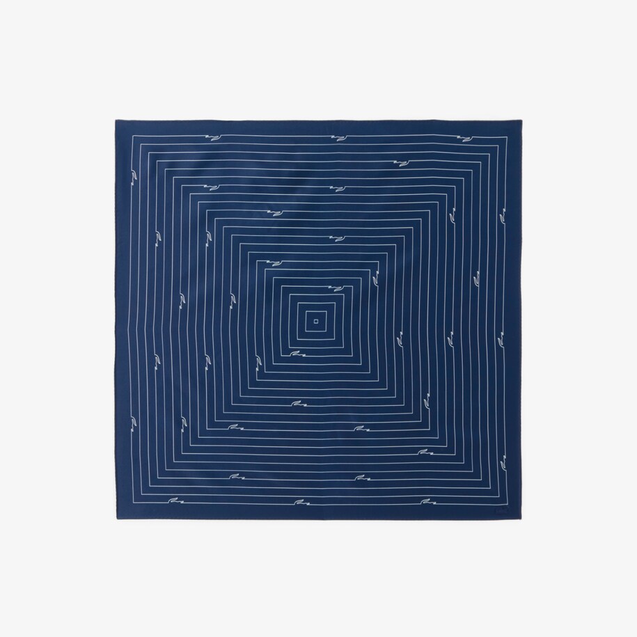 Croc Print Satin Scarf image number 0