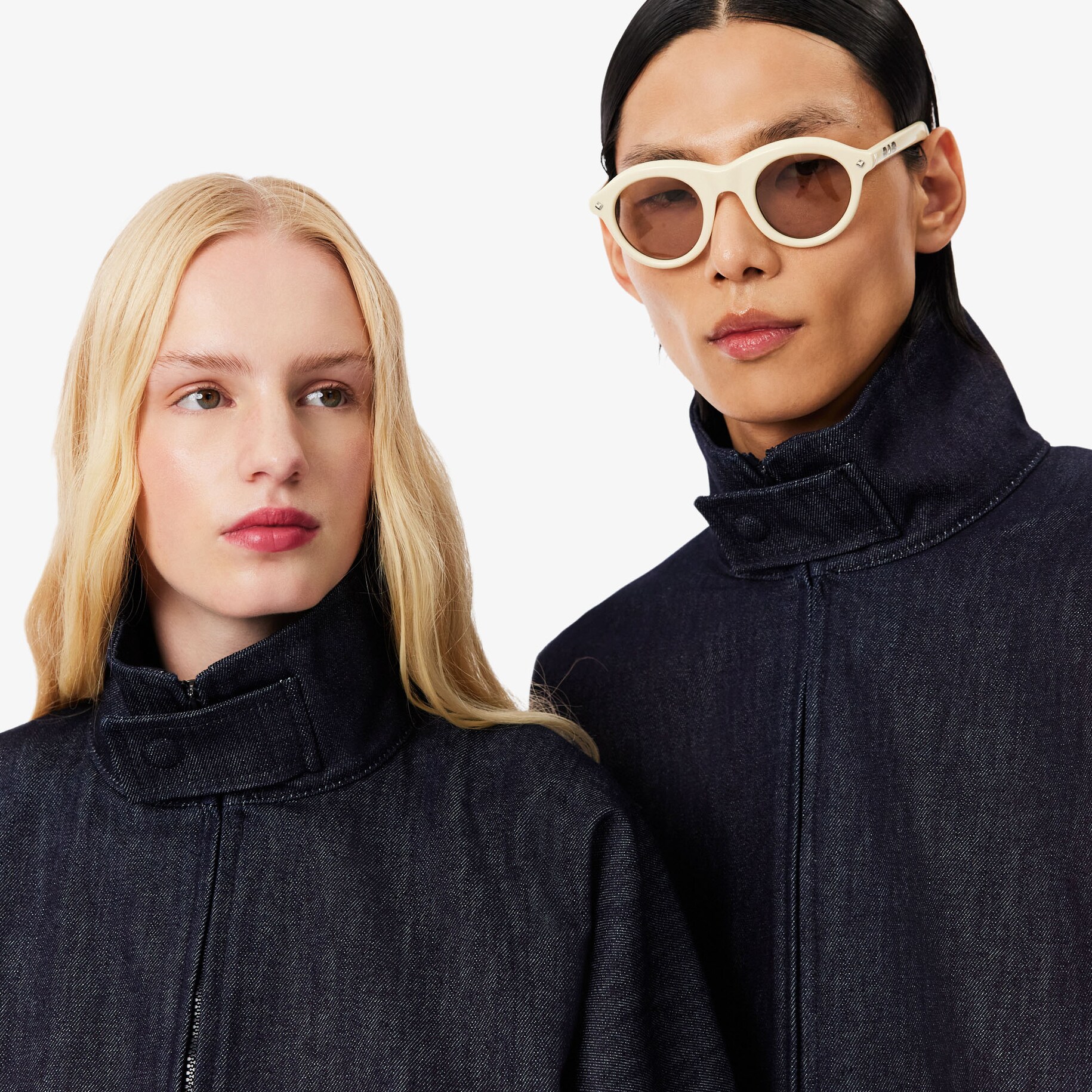 Runway Denim Track Jacket image number 1