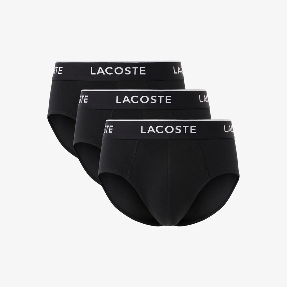 3-Pack Plain Cotton Logo Briefs image number 3
