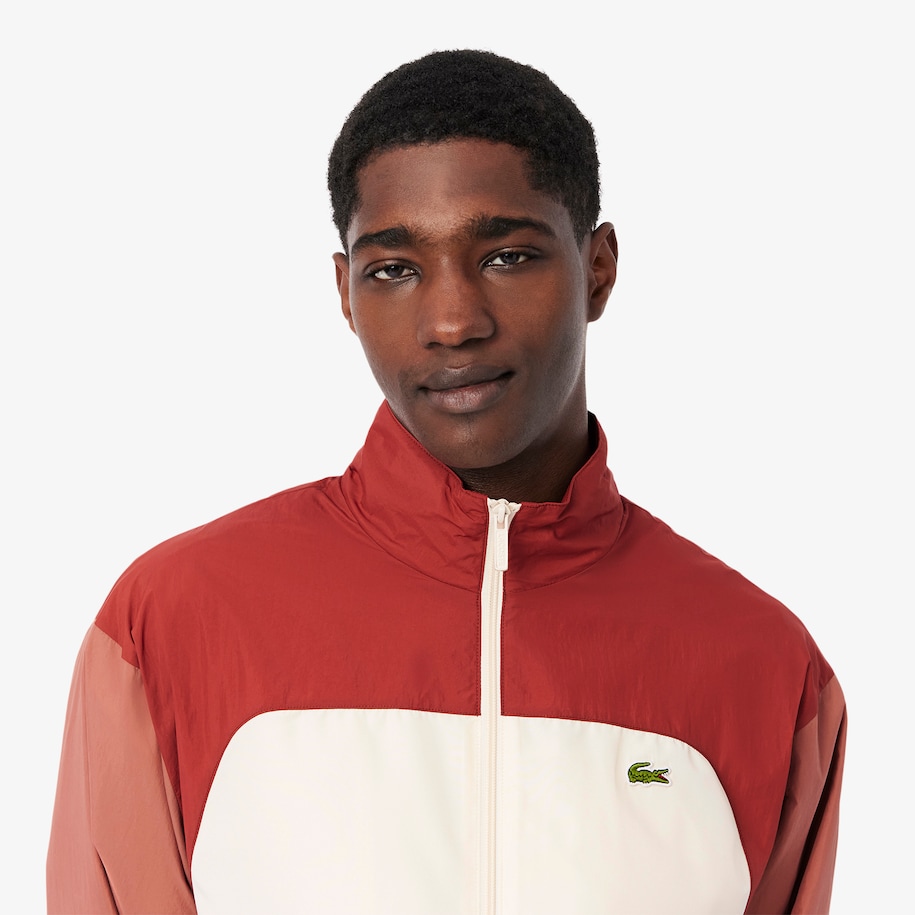 Water-Repellent Colour-Block Track Jacket image number 1