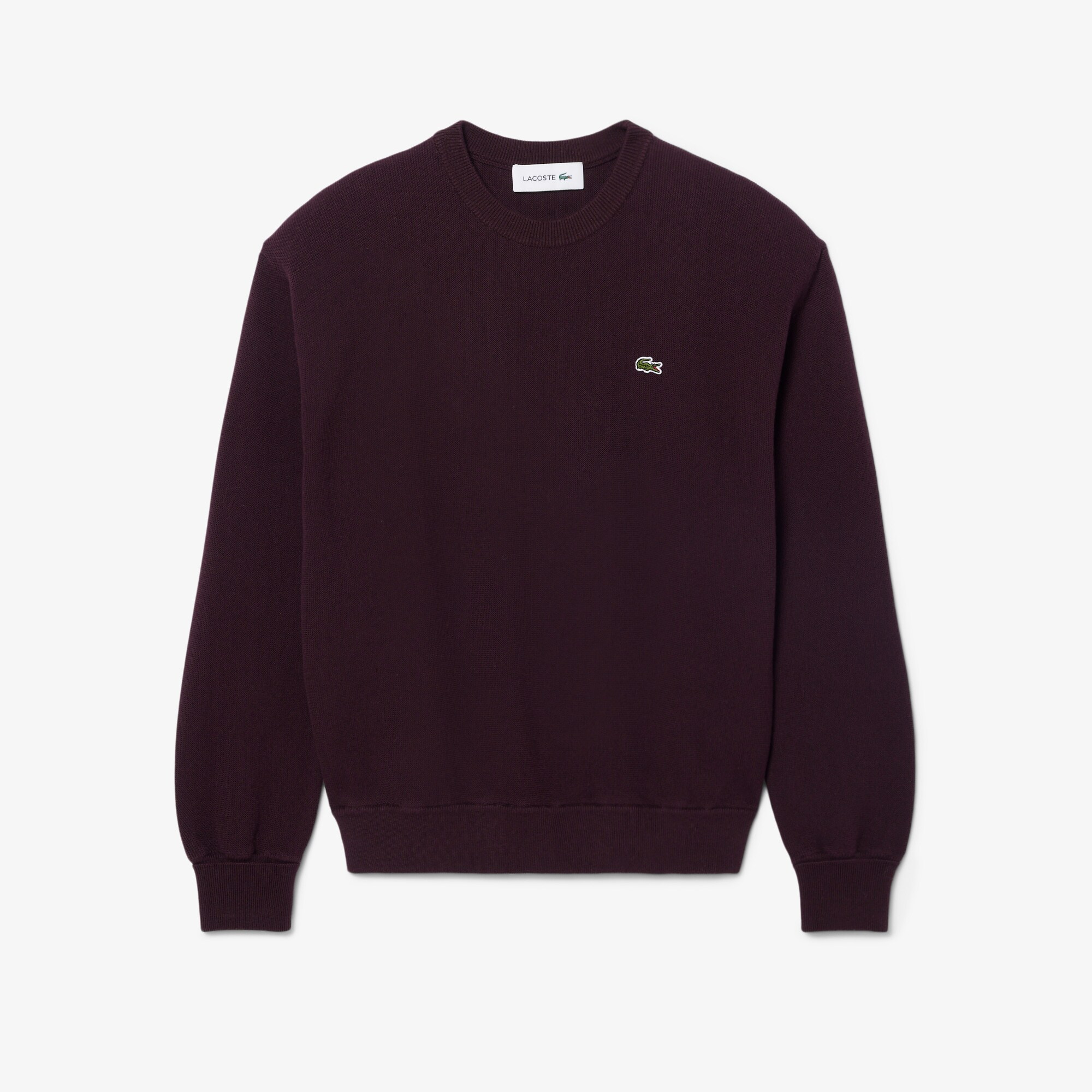 Relaxed Fit Cotton Crew Neck Sweater image number 3