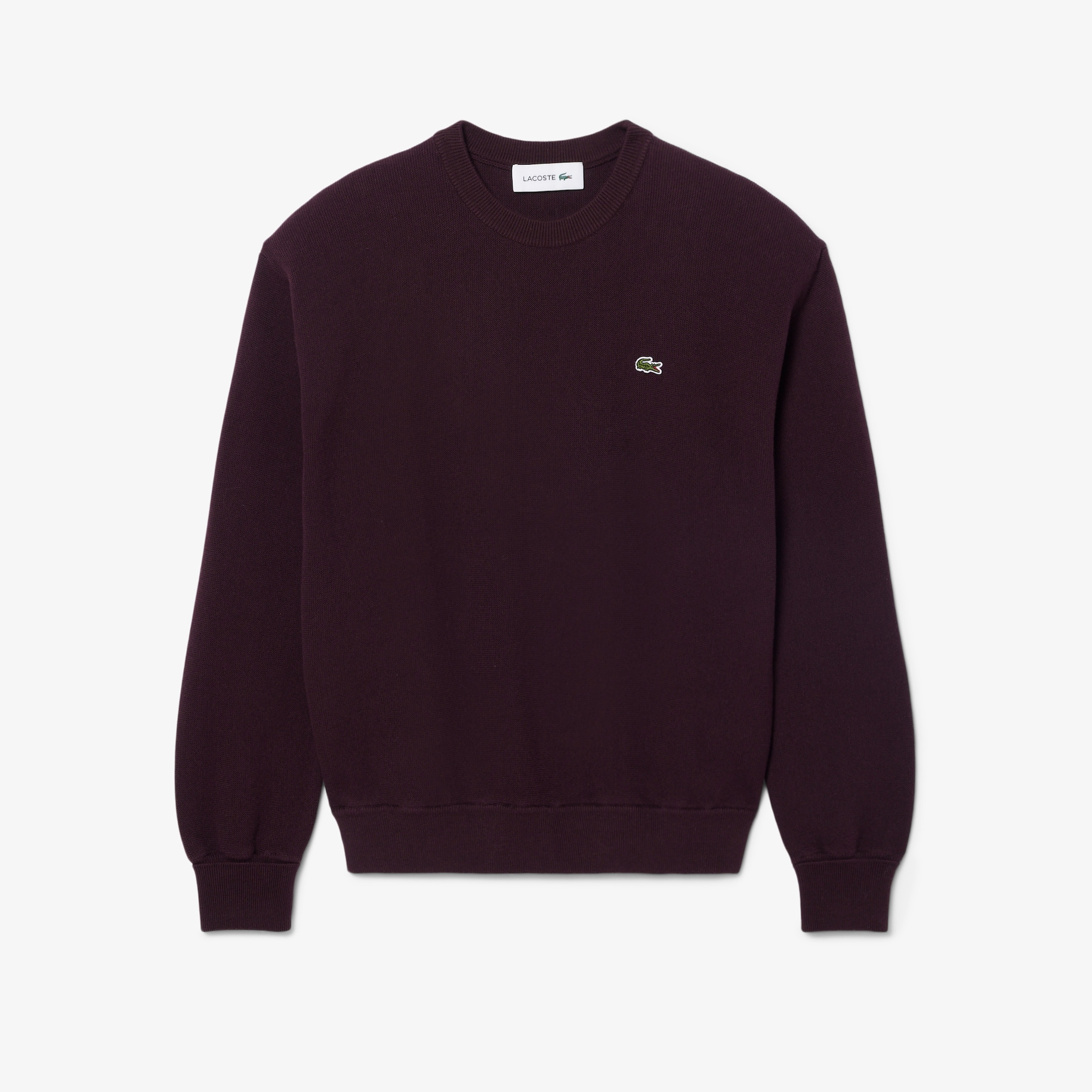 Relaxed Fit Cotton Crew Neck Sweater image number 3