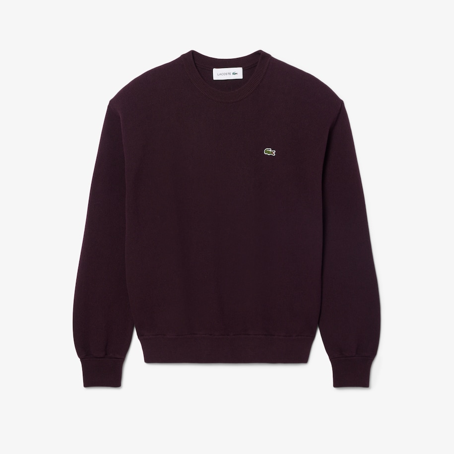 Relaxed Fit Cotton Crew Neck Sweater image number 3