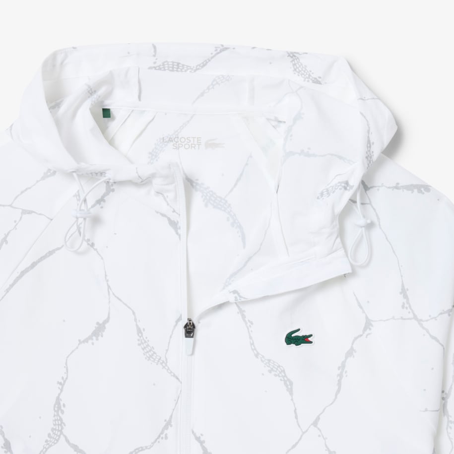 Reflective Crocodile Print Tennis Jacket image number 4