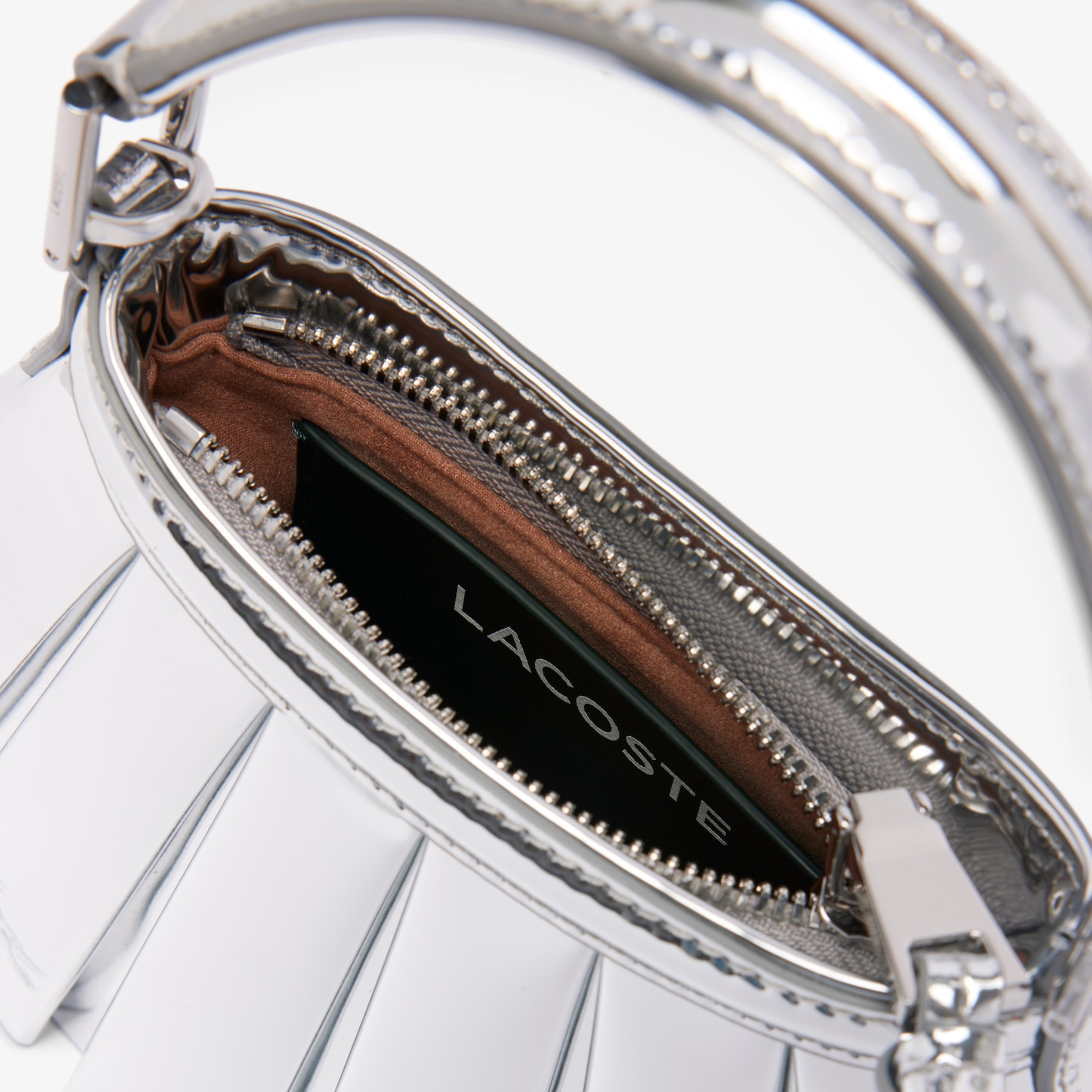 Runway Mirror Leather XXS Lenglen Purse image number 3