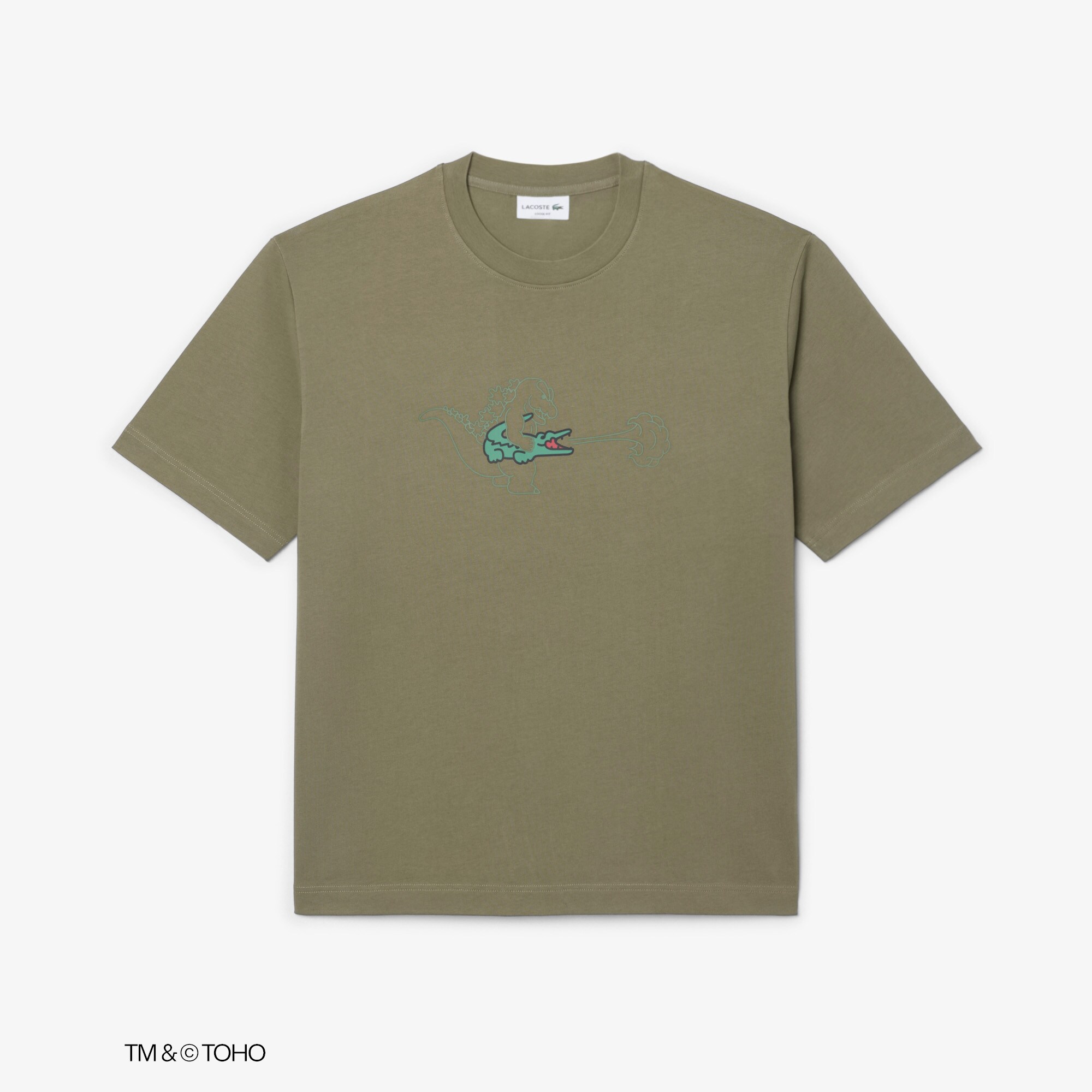 T-shirt Lacoste & Godzilla image number 3