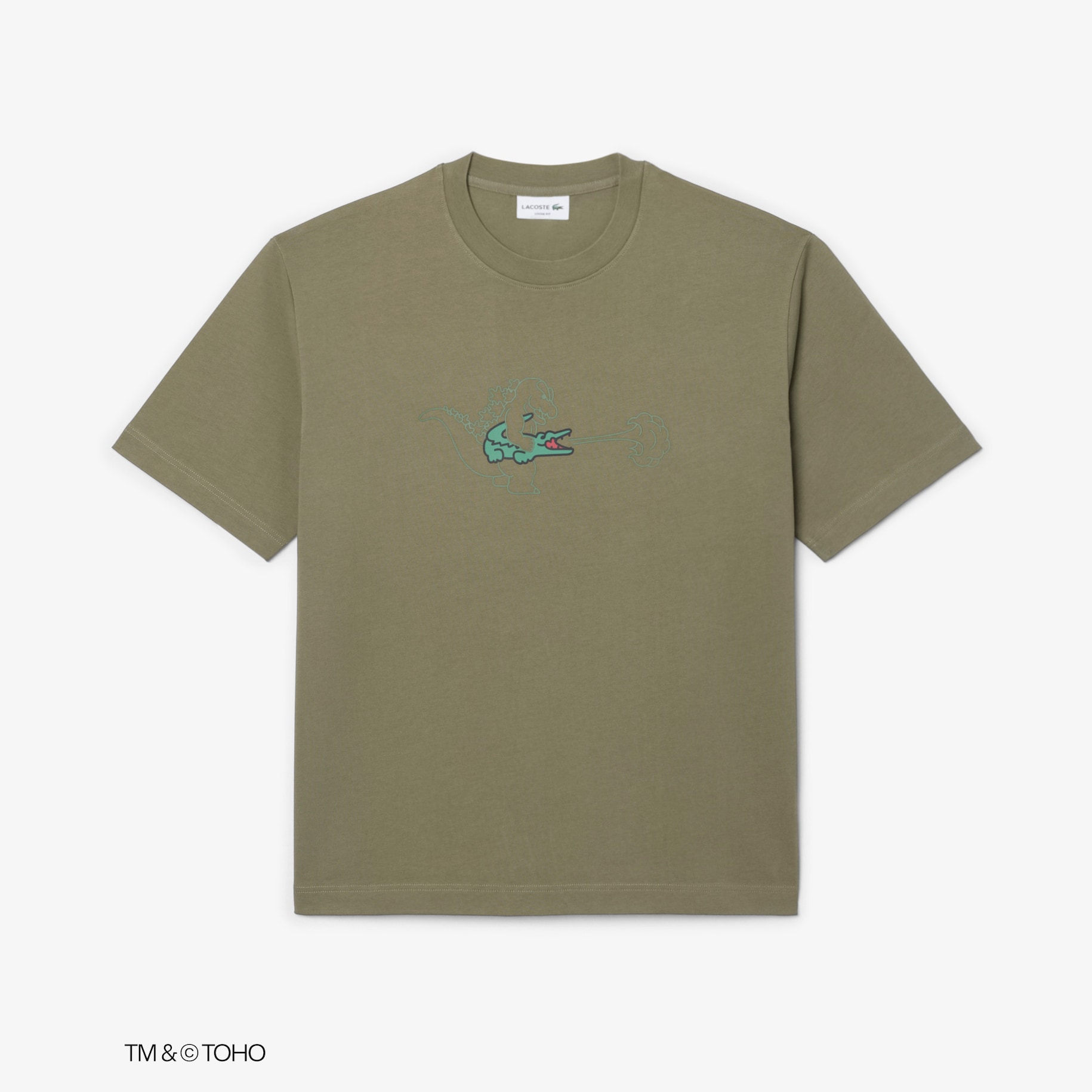 T-shirt Lacoste & Godzilla image number 3
