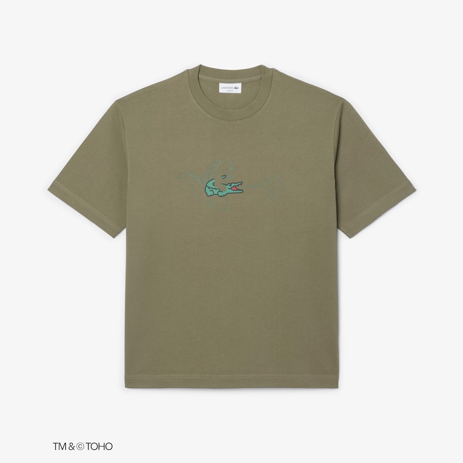 T-shirt Lacoste & Godzilla image number 3