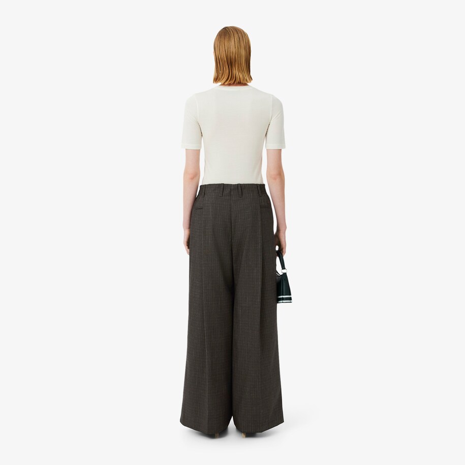 Runway Oversized Tailored Wool Pants image number 2
