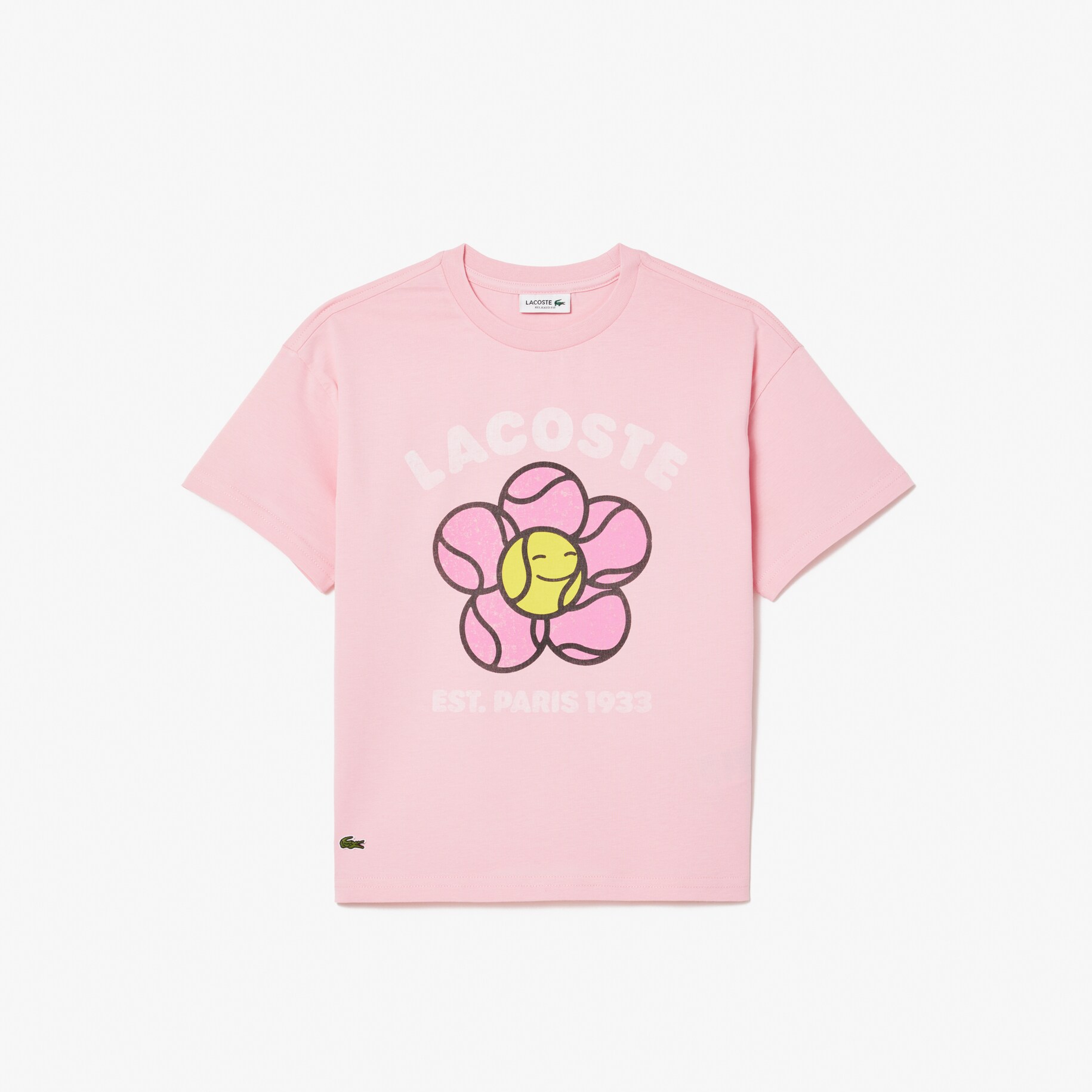 Vintage Flower Printed T-shirt image number 3