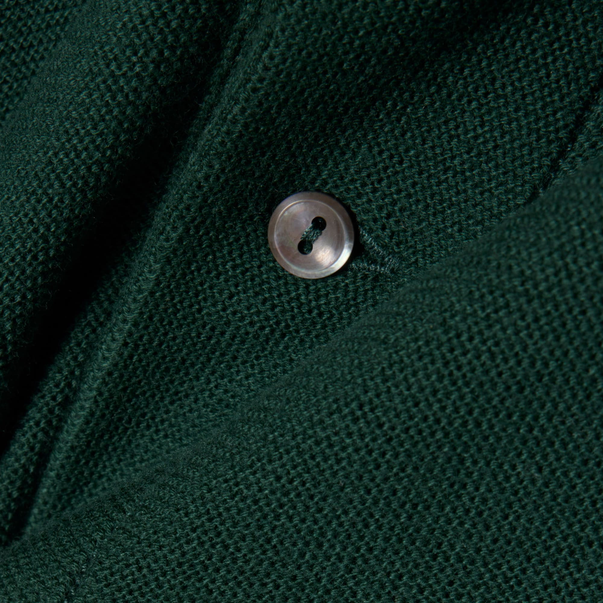 Classic Fit Long Sleeved Knitted Polo Shirt image number 5