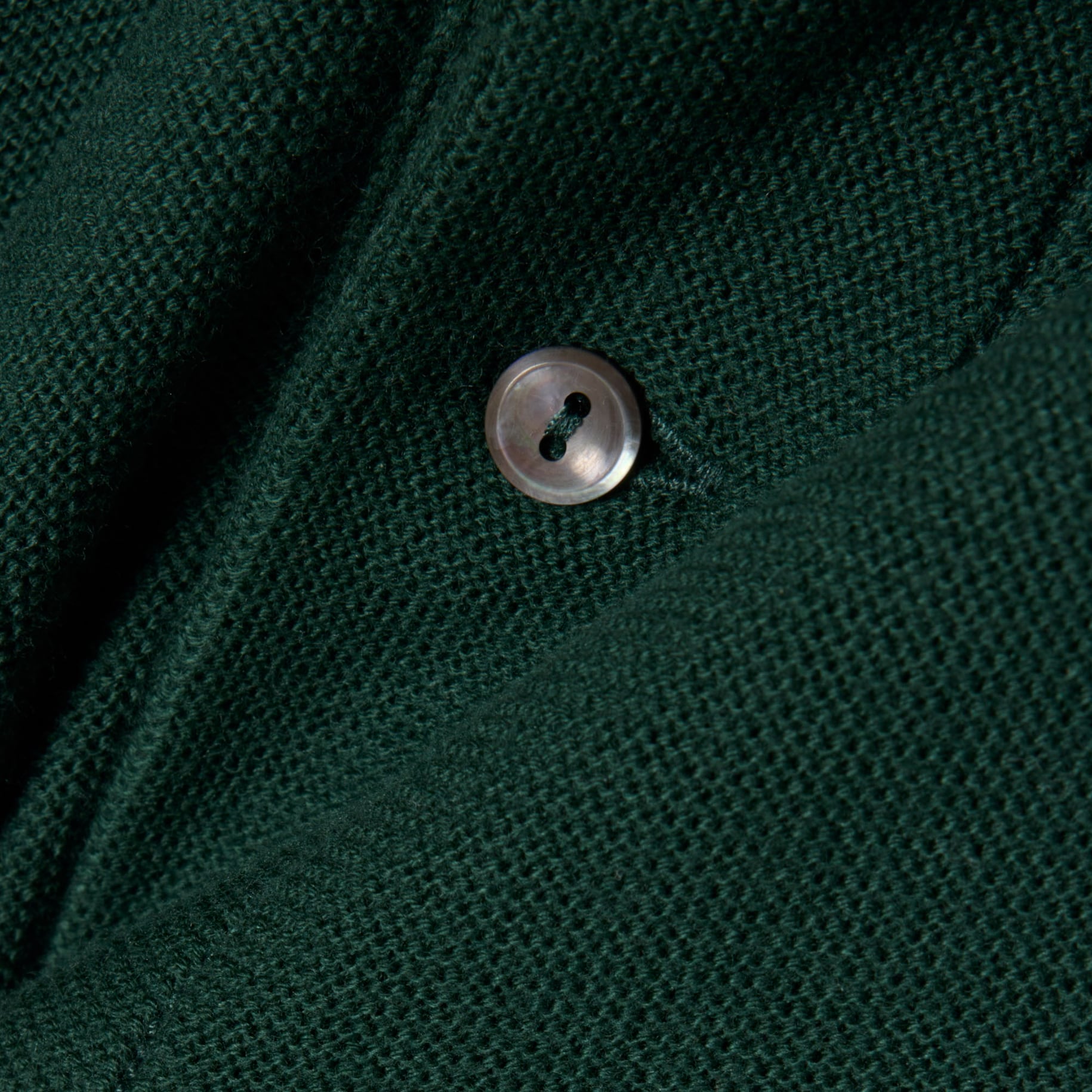 Classic Fit Long Sleeved Knitted Polo Shirt image number 5