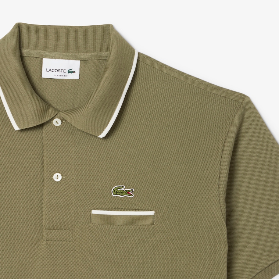 Classic Fit Pocket Accent L.12.12 Polo Shirt image number 4