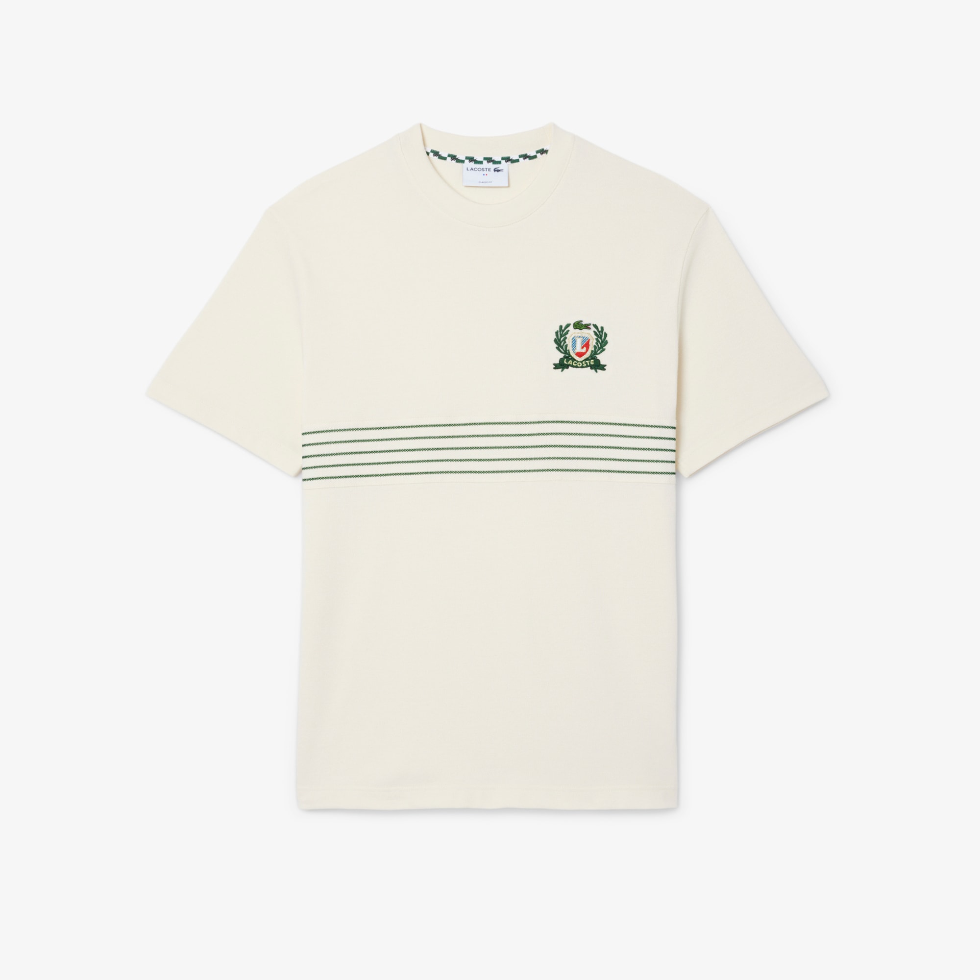 Embroidered Badge Piqué T-shirt image number 3