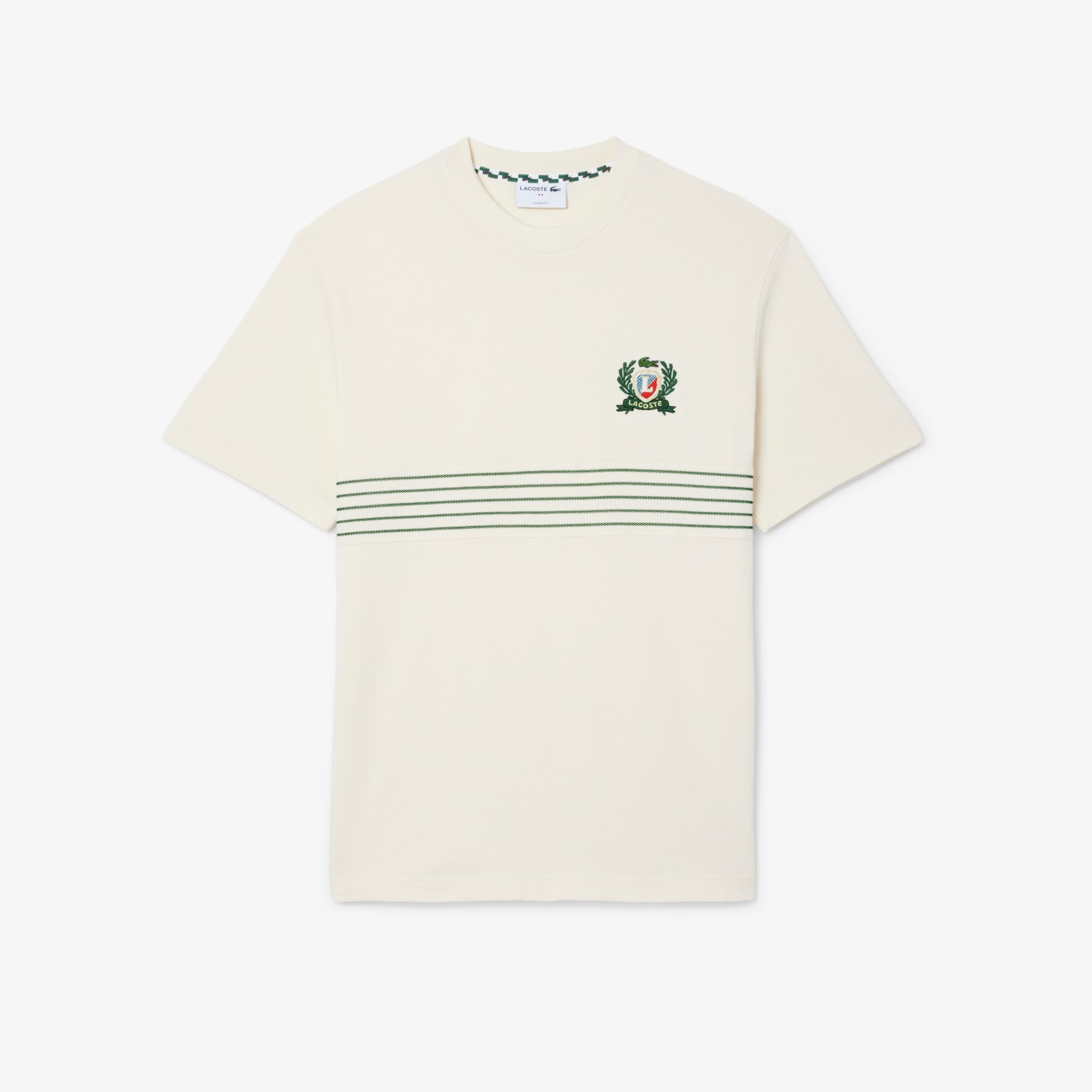 Embroidered Badge Piqué T-shirt image number 3