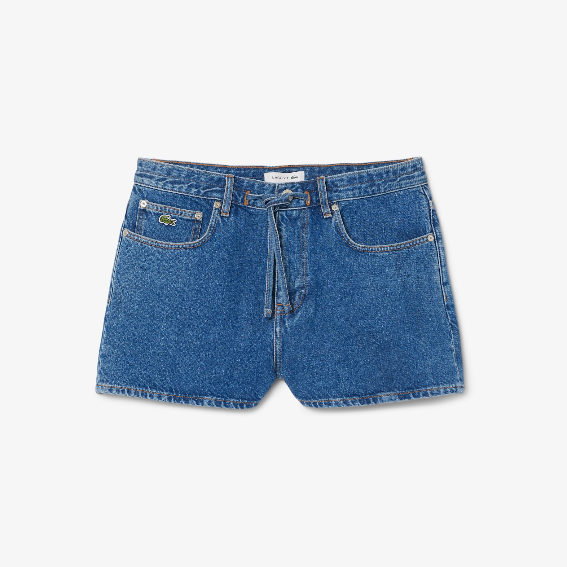 Cotton Denim Shorts image number 3