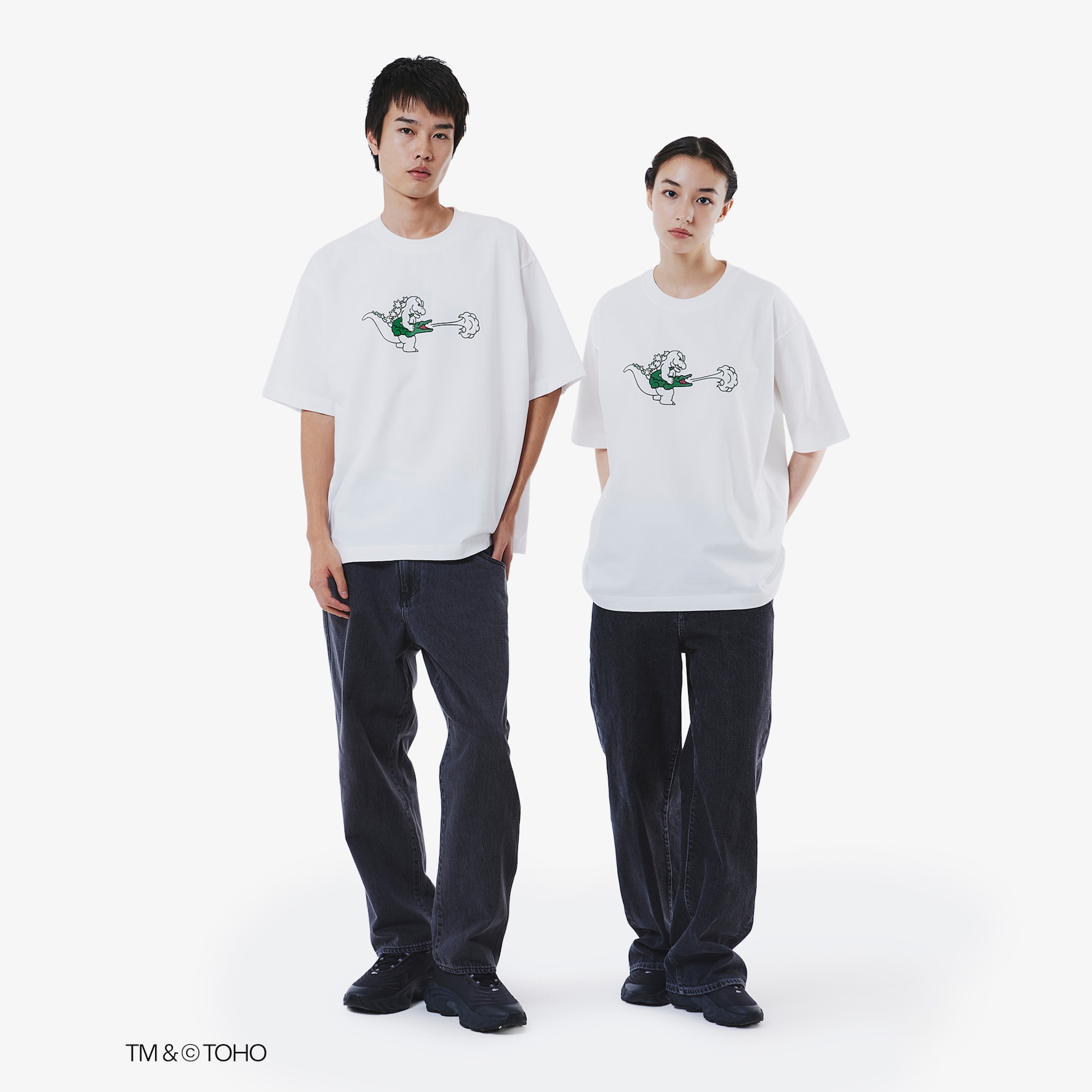 T-shirt Lacoste & Godzilla image number 0