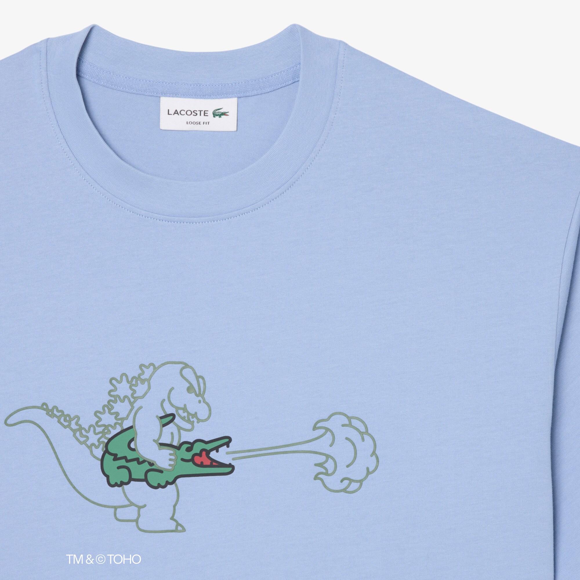 T-shirt Lacoste & Godzilla image number 4