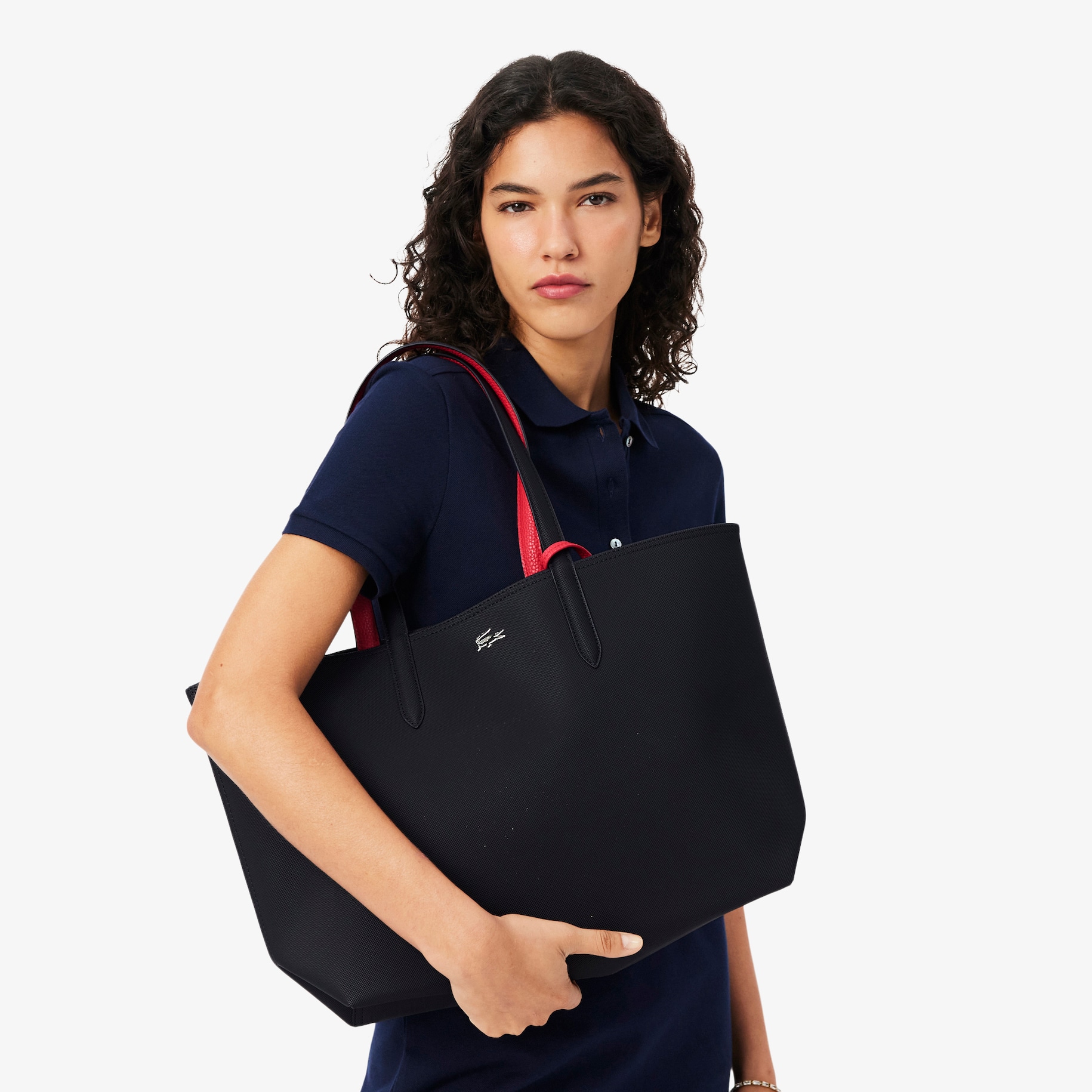 Women's Anna Reversible Bicolour Tote Bag image number 7
