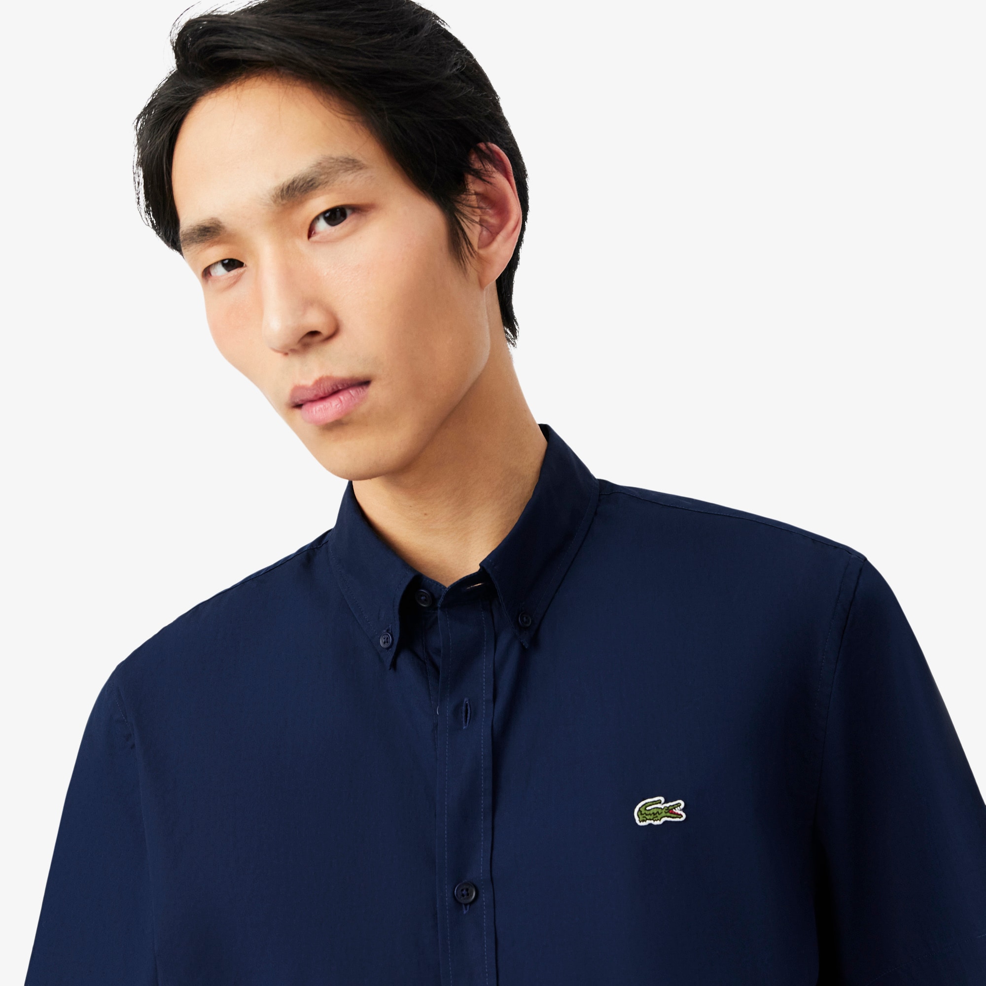 Regular Fit Short Sleeved Poplin Shirt image number 1