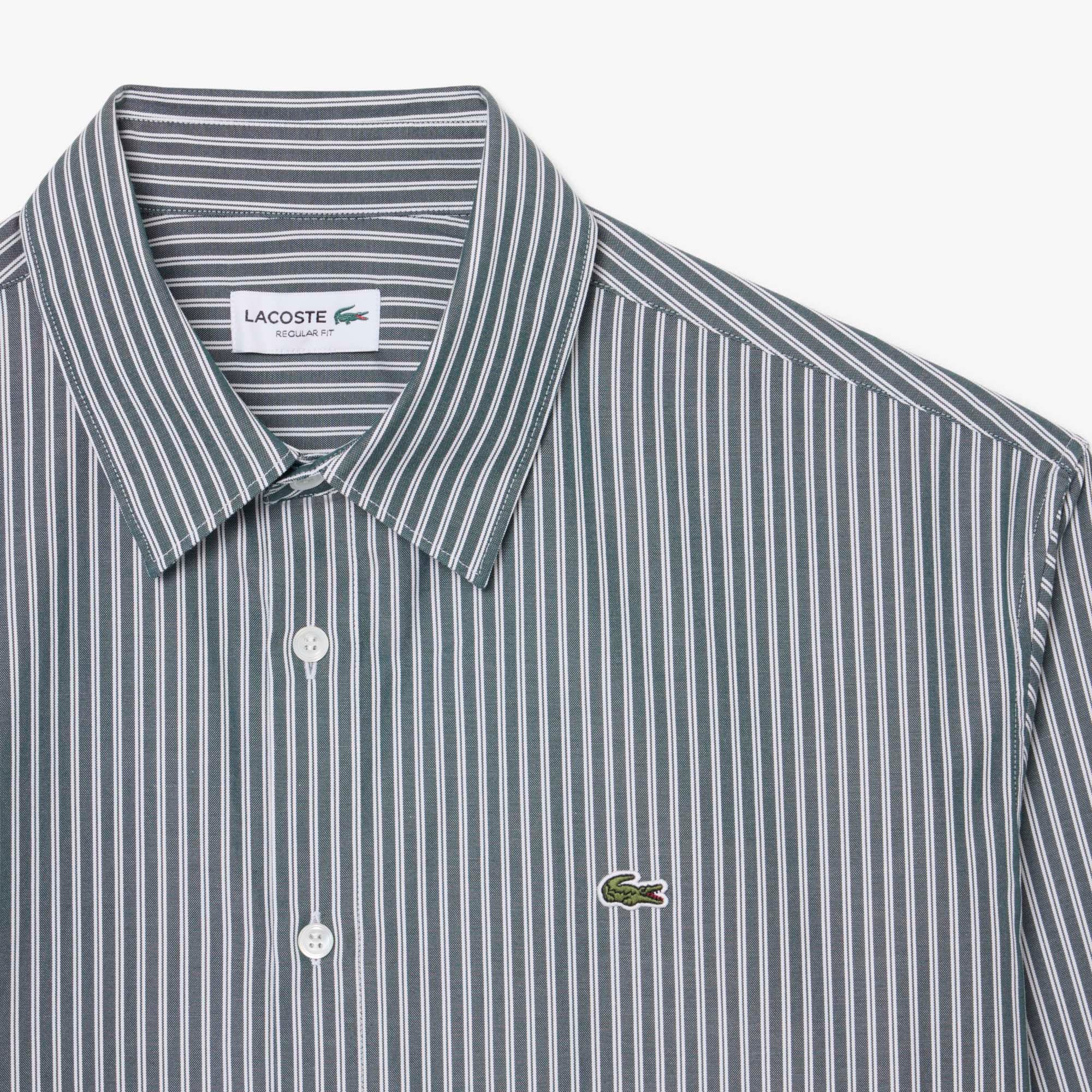 Regular Fit Striped Pinpoint Shirt image number 4