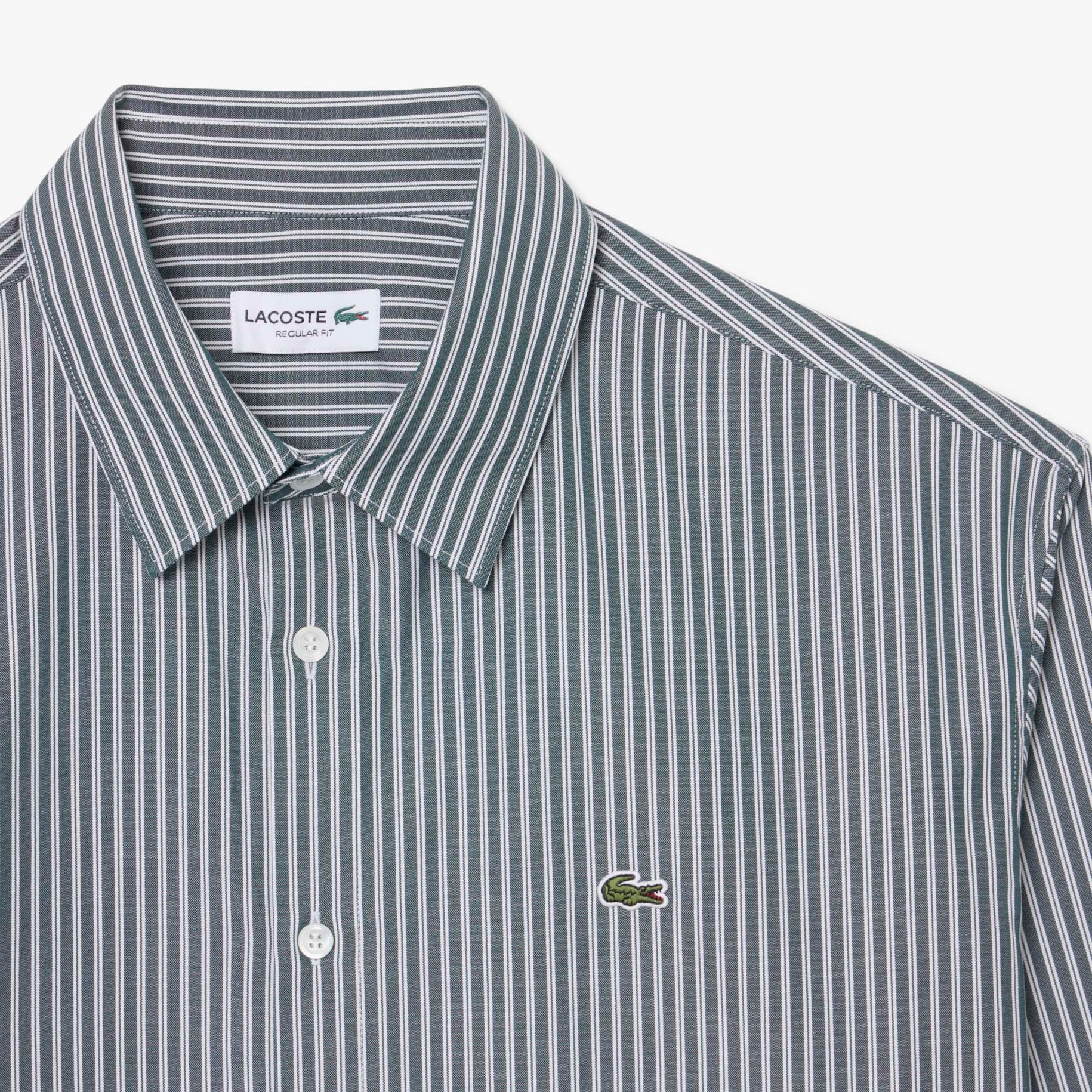 Regular Fit Striped Pinpoint Shirt image number 4