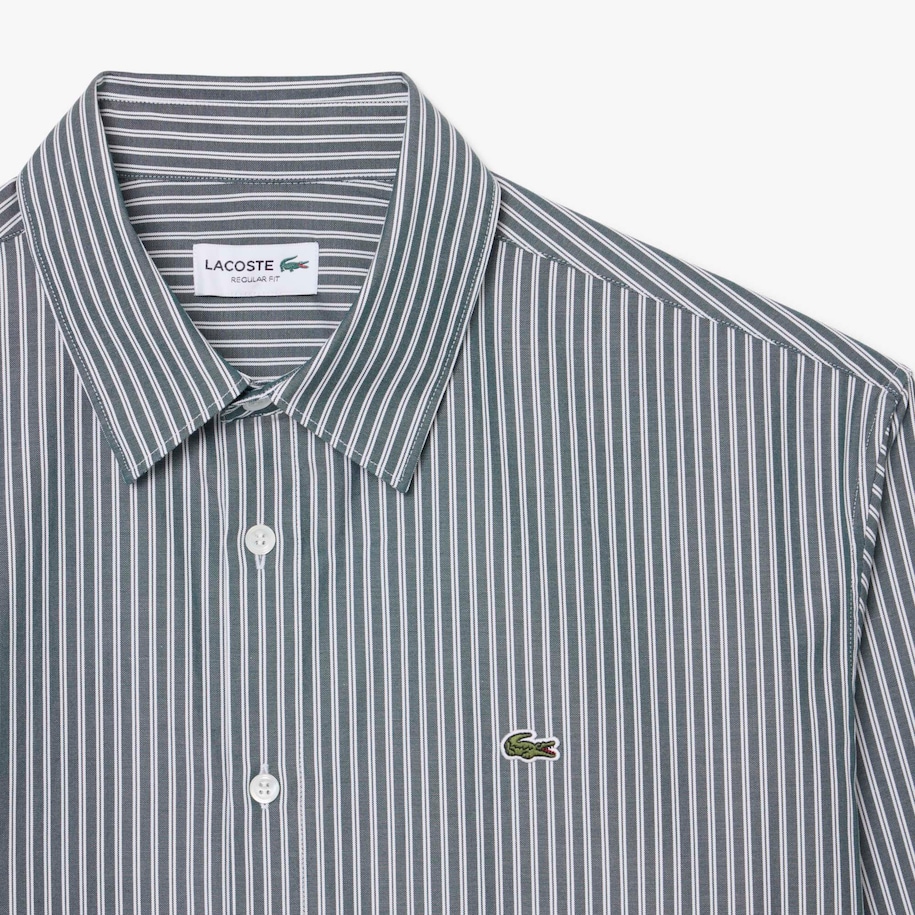 Regular Fit Striped Pinpoint Shirt image number 4