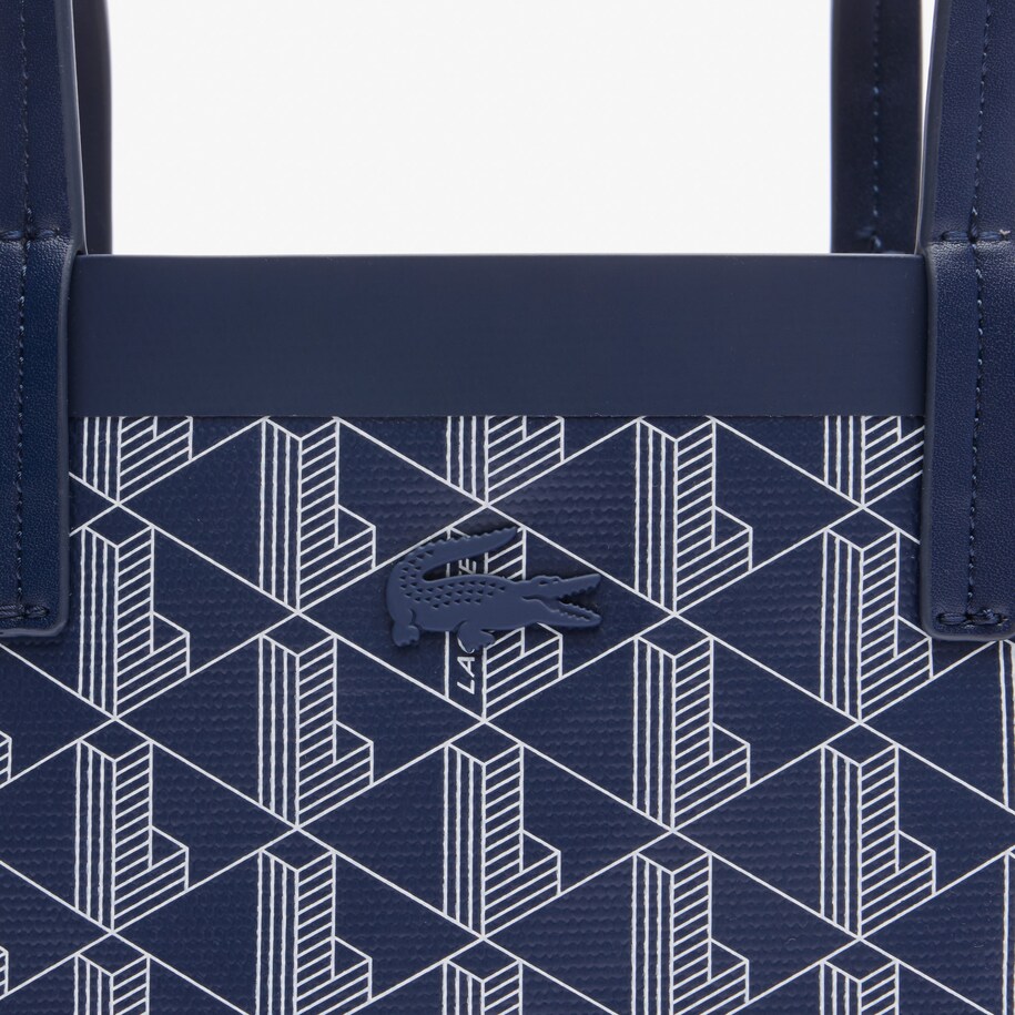 Zely Coated Canvas Monogram Small Tote image number 4