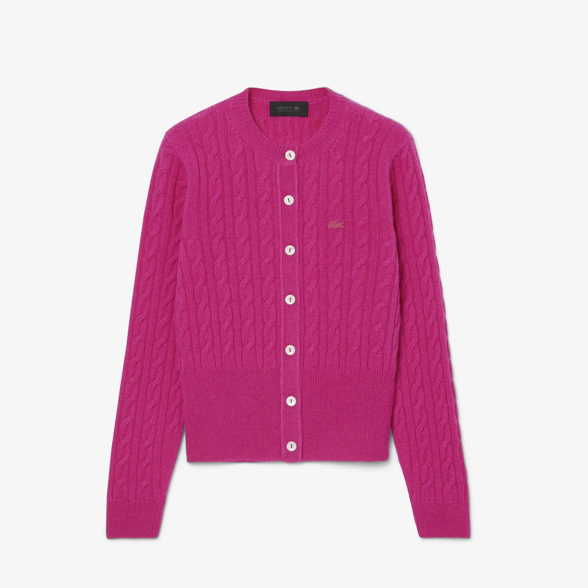 Runway Cashmere Cable Knit Cardigan image number 3