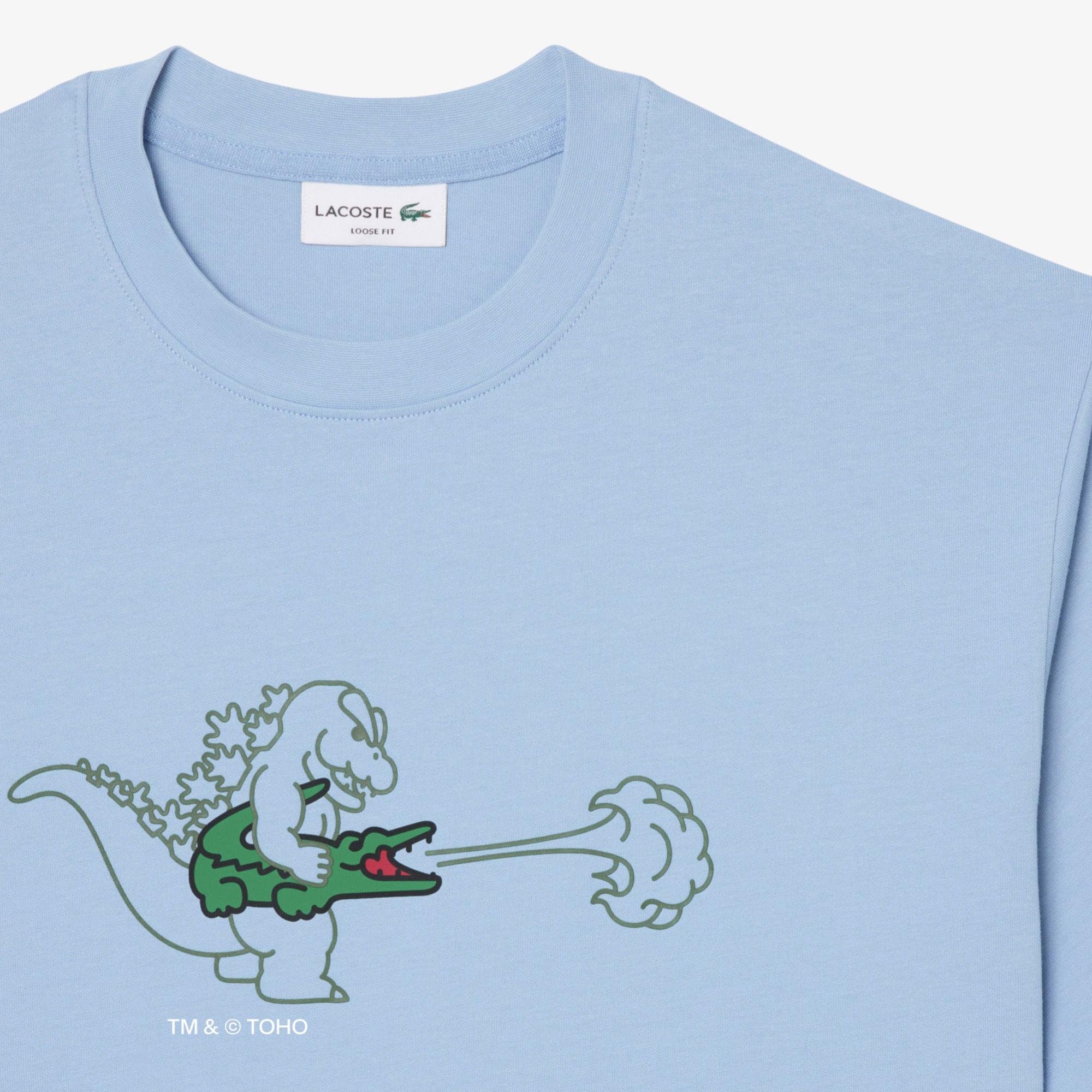 T-shirt Lacoste & Godzilla image number 4
