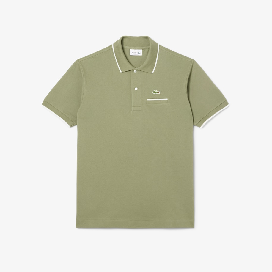 Classic Fit Pocket Accent L.12.12 Polo Shirt image number 3