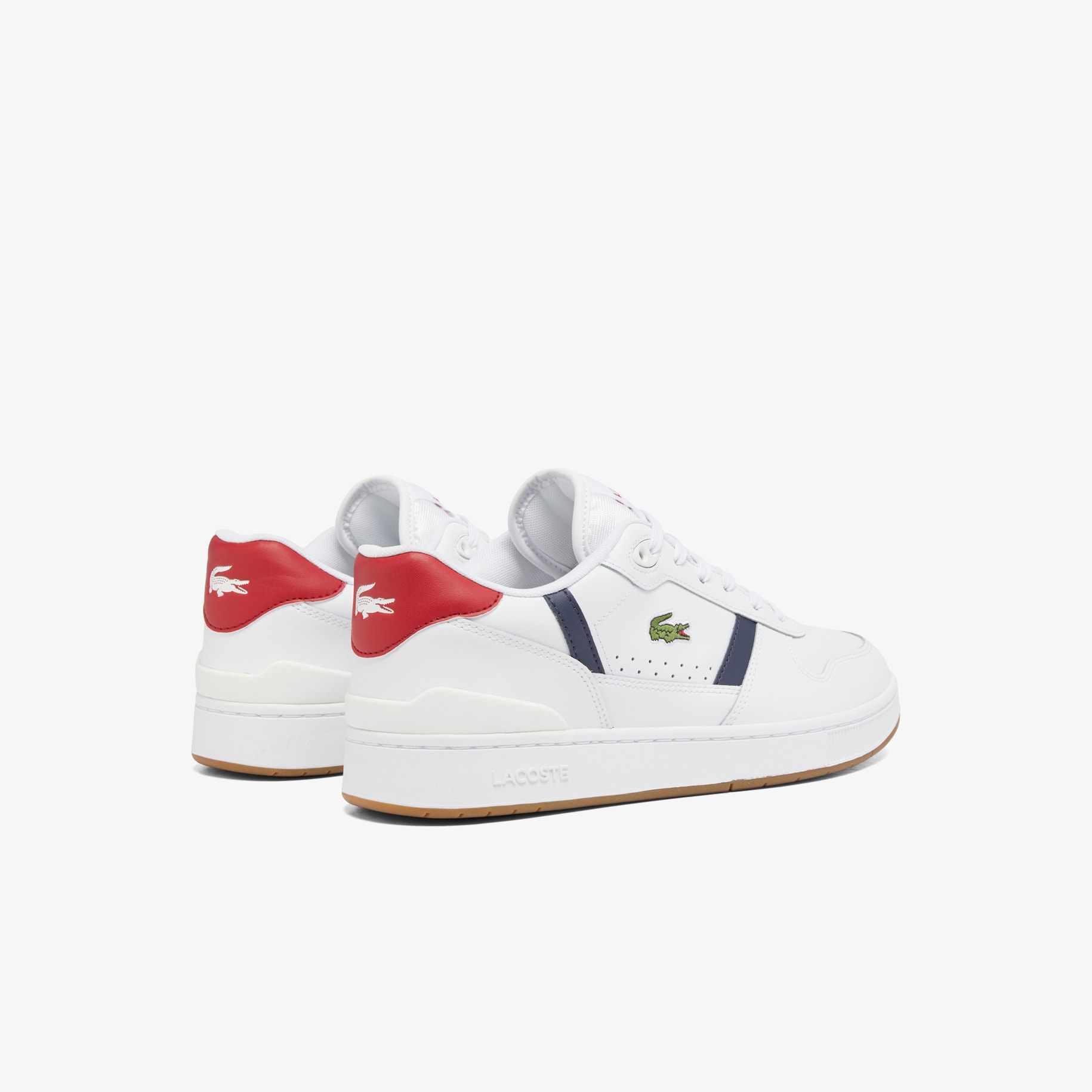 Men's T-Clip Set Leather Sneakers image number 2
