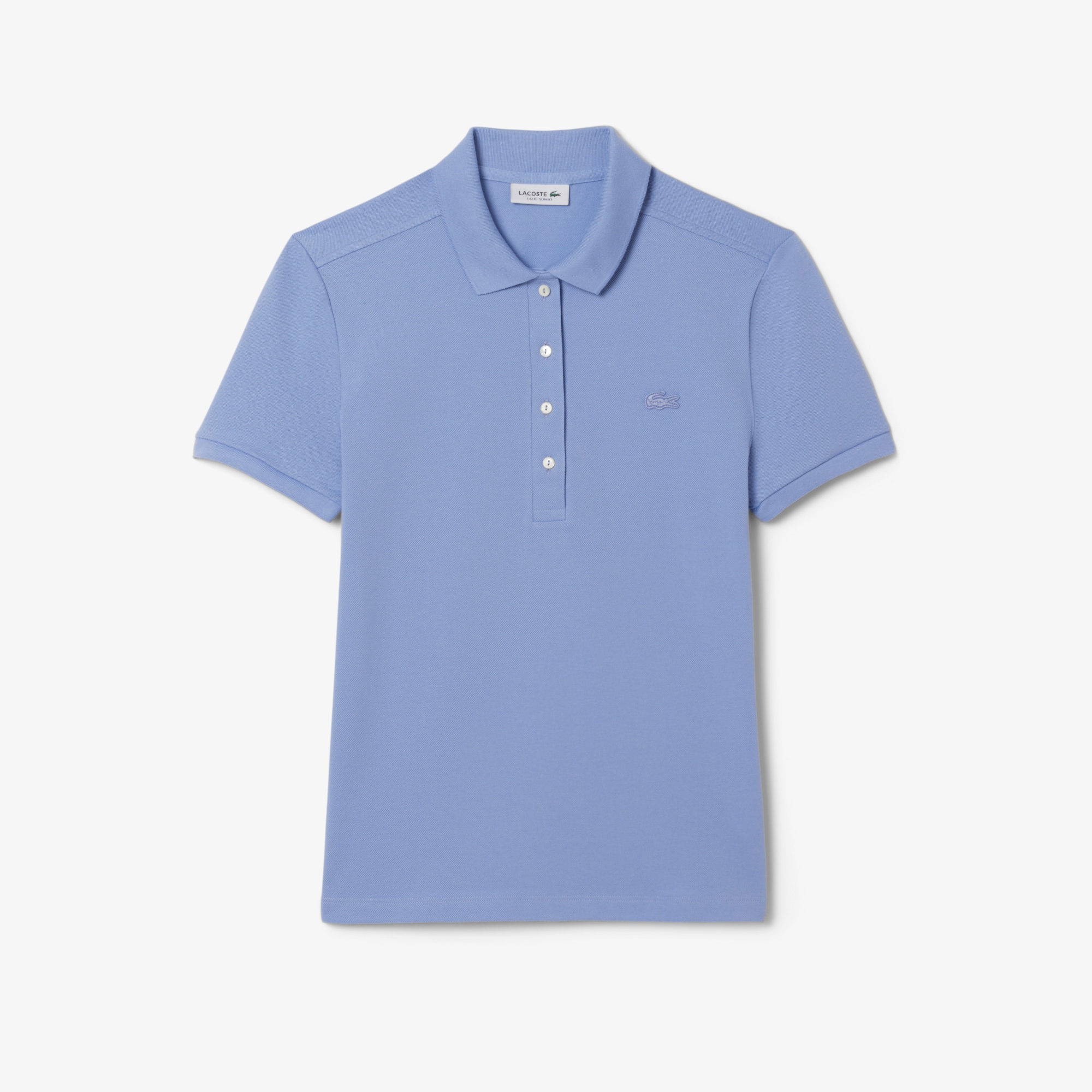L.12.D Slim Fit Stretch Mini Piqué Polo Shirt image number 3