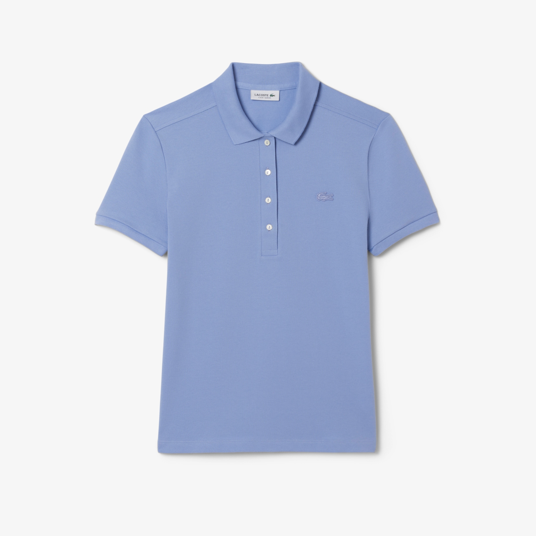 L.12.D Slim Fit Stretch Mini Piqué Polo Shirt image number 0