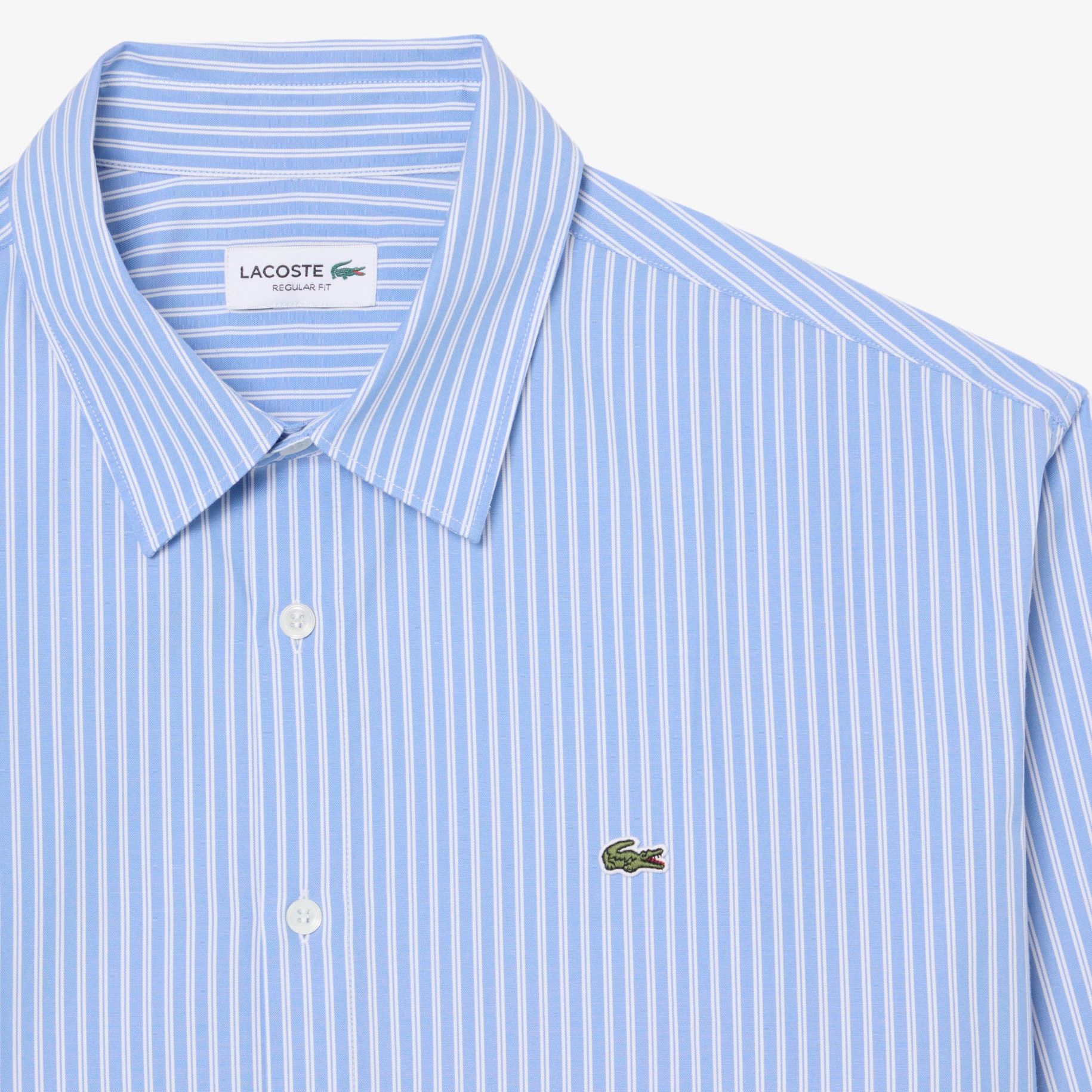 Regular Fit Striped Pinpoint Shirt image number 4