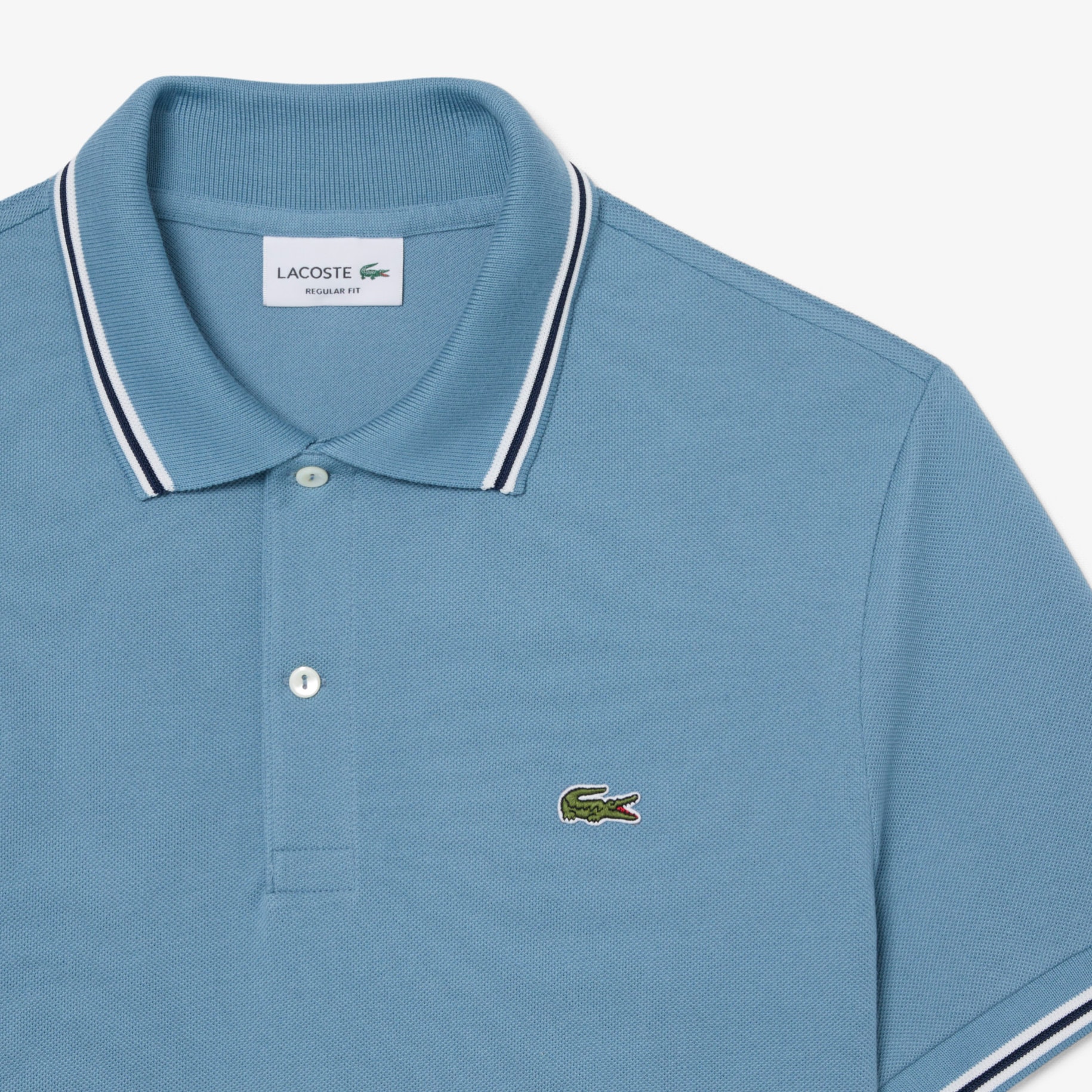 Regular Fit L.12.12 Petit Piqu&eacute; Polo Shirt image number 1