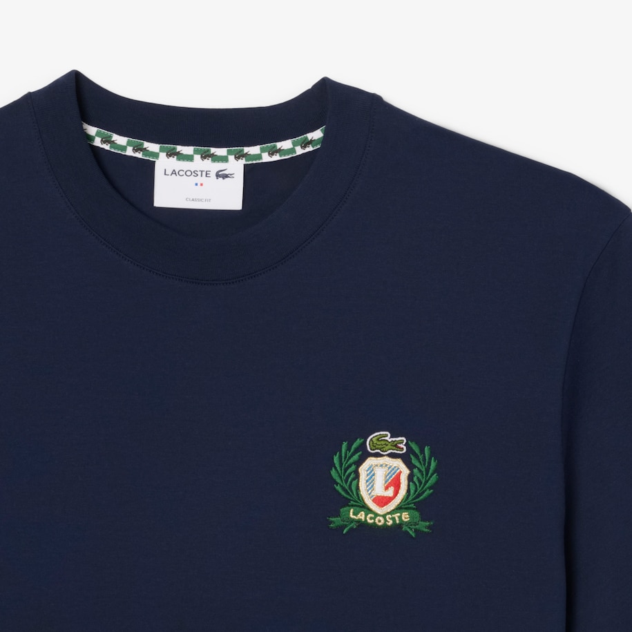 French Made Embroidered Badge T-shirt image number 4