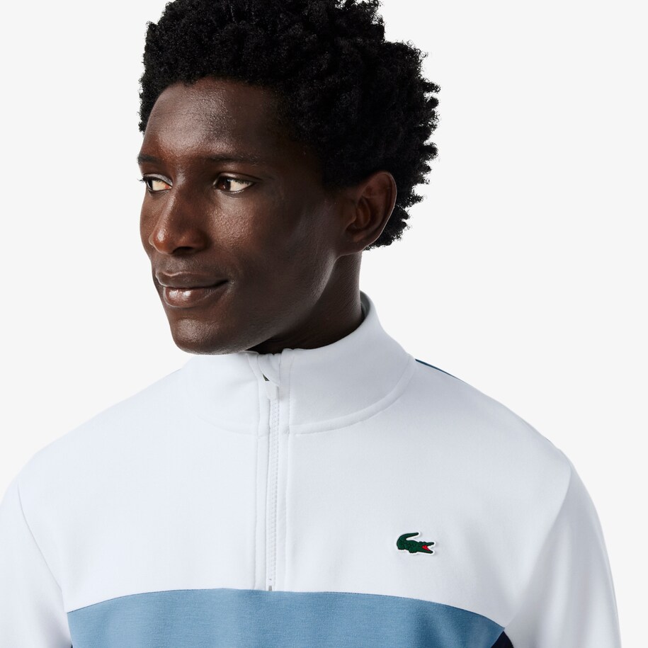 Sport Quarter Zip Colour-Block Sweatshirt image number 1