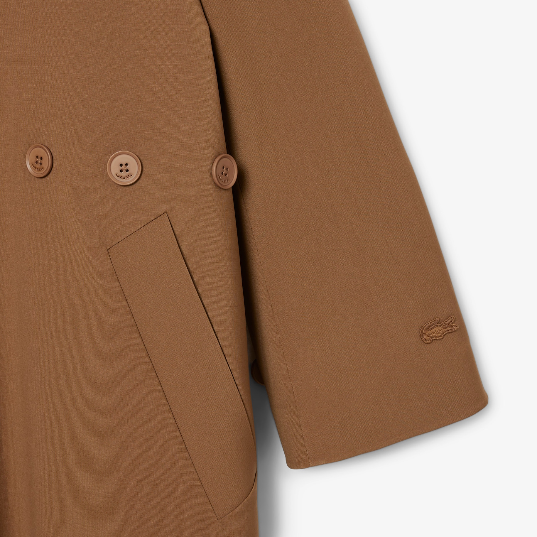 Runway Wool Blend Trench Coat image number 7