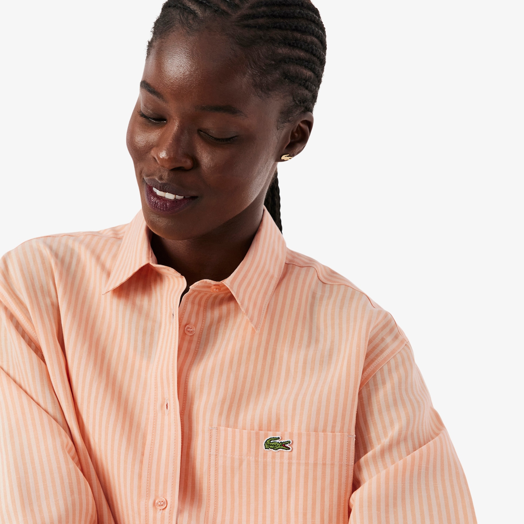 Oversized Linen Blend Shirt image number 1