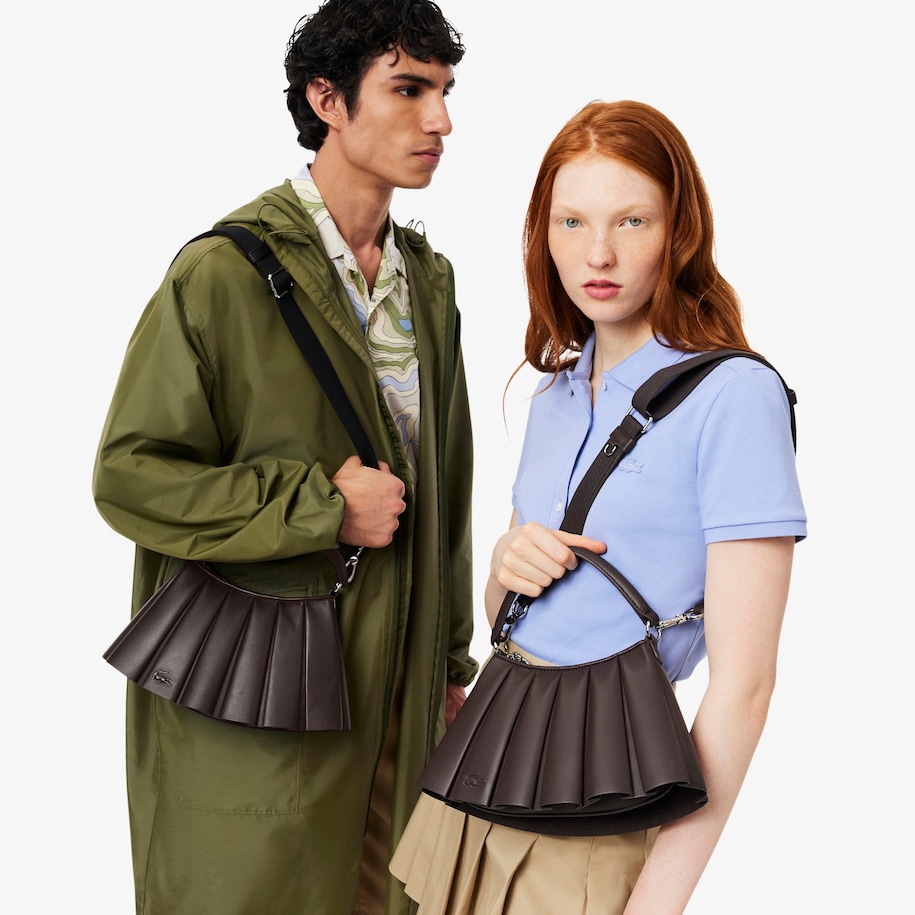 Small Lenglen Leather Hobo Bag image number 6