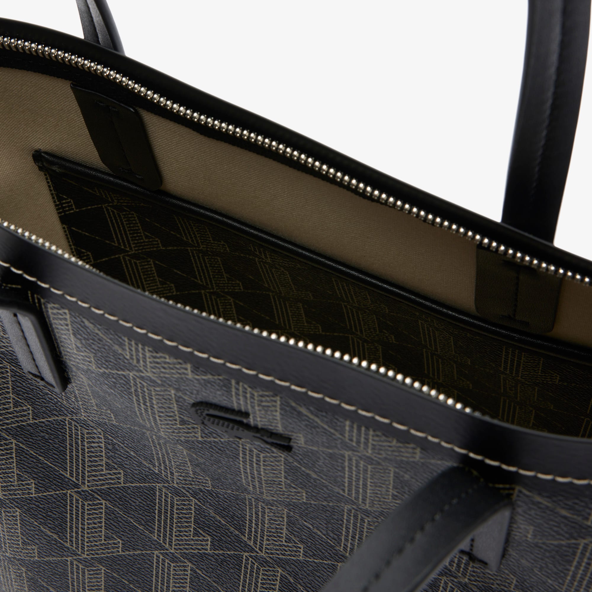 Small Zely Grained Tote with Pouch image number 3