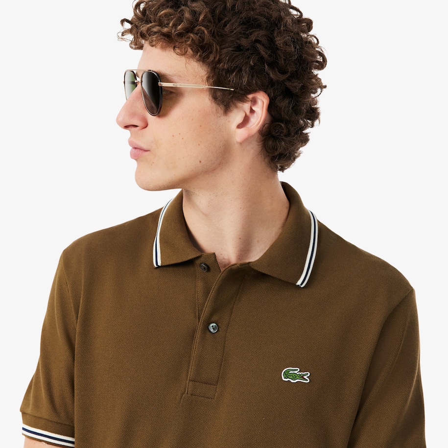 Regular Fit L.12.12 Petit Piqu&eacute; Polo Shirt image number 1