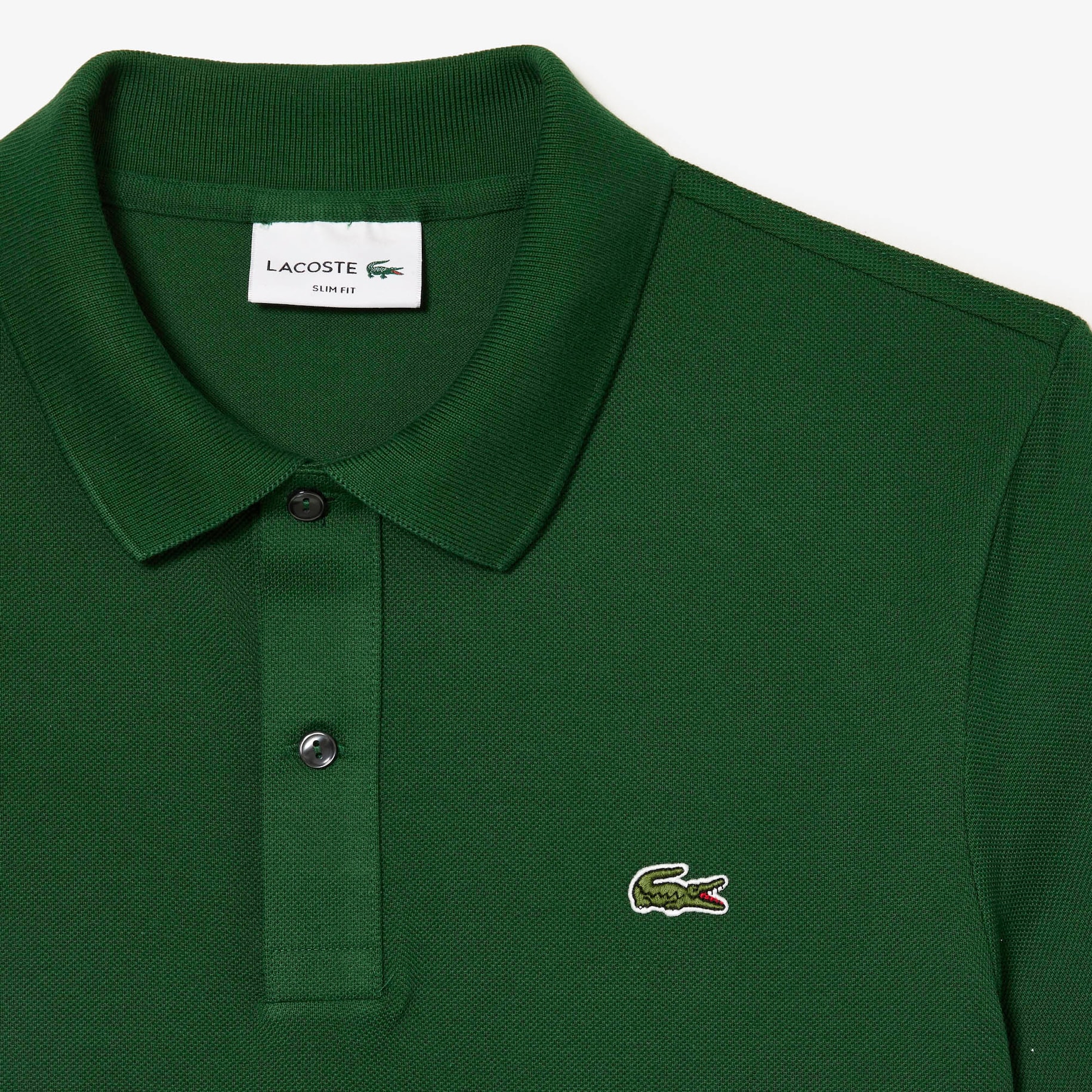 Slim Fit L.12.12 Piqué Polo Shirt image number 4