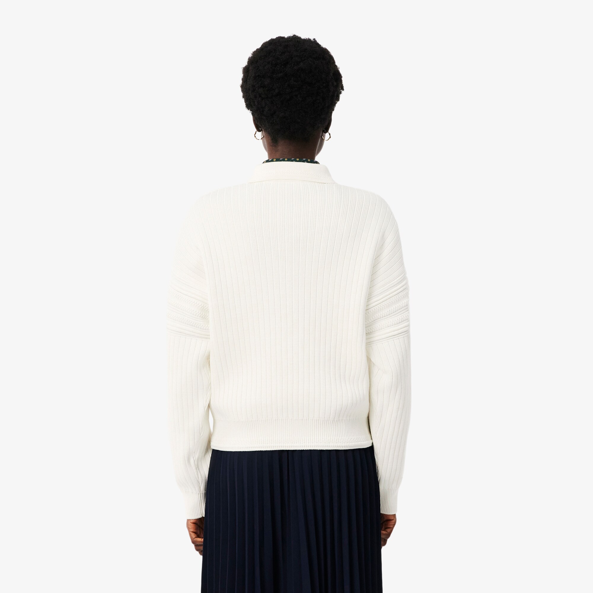 French Made Polo Collar Sweater image number 2