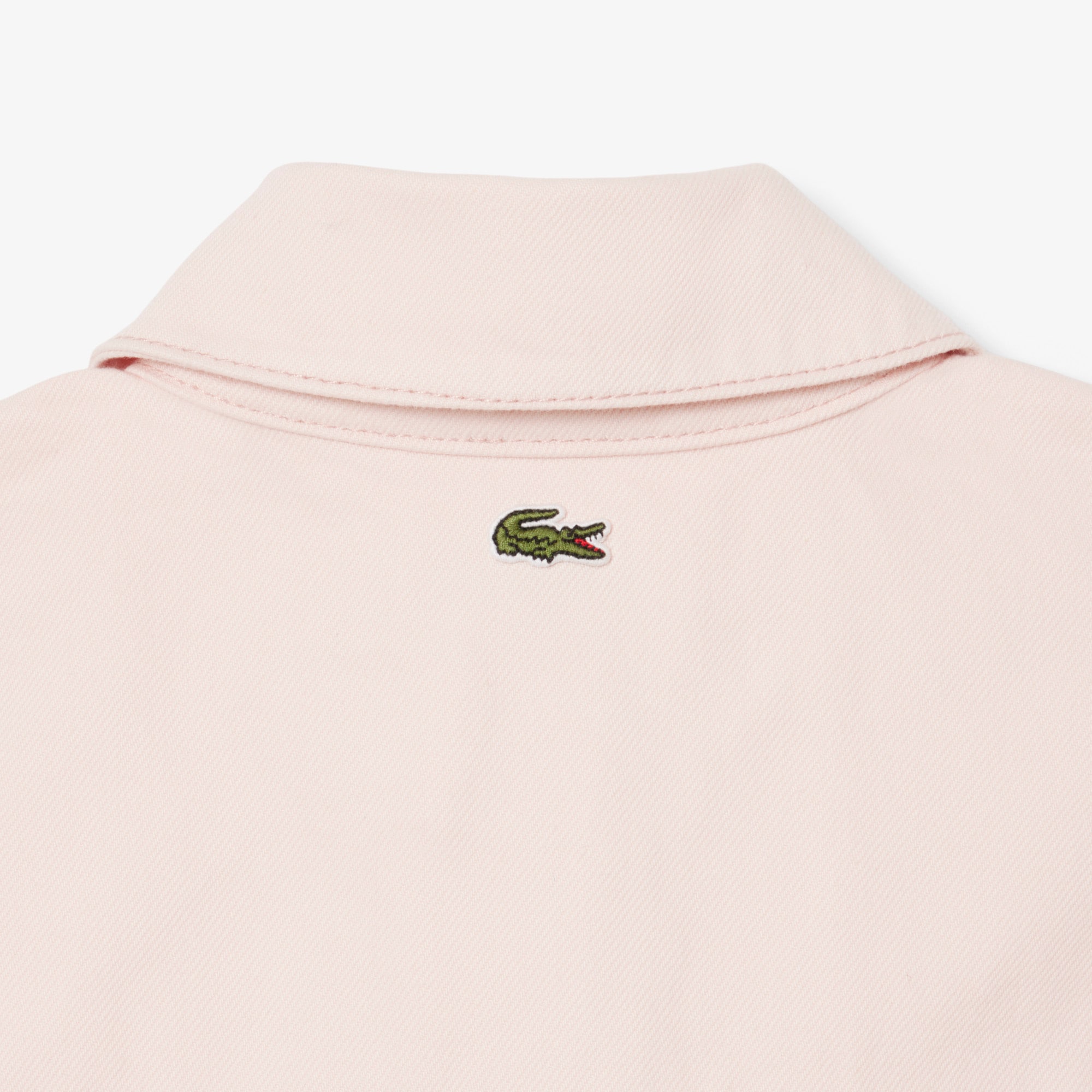 Oversized Denim Polo Shirt image number 6