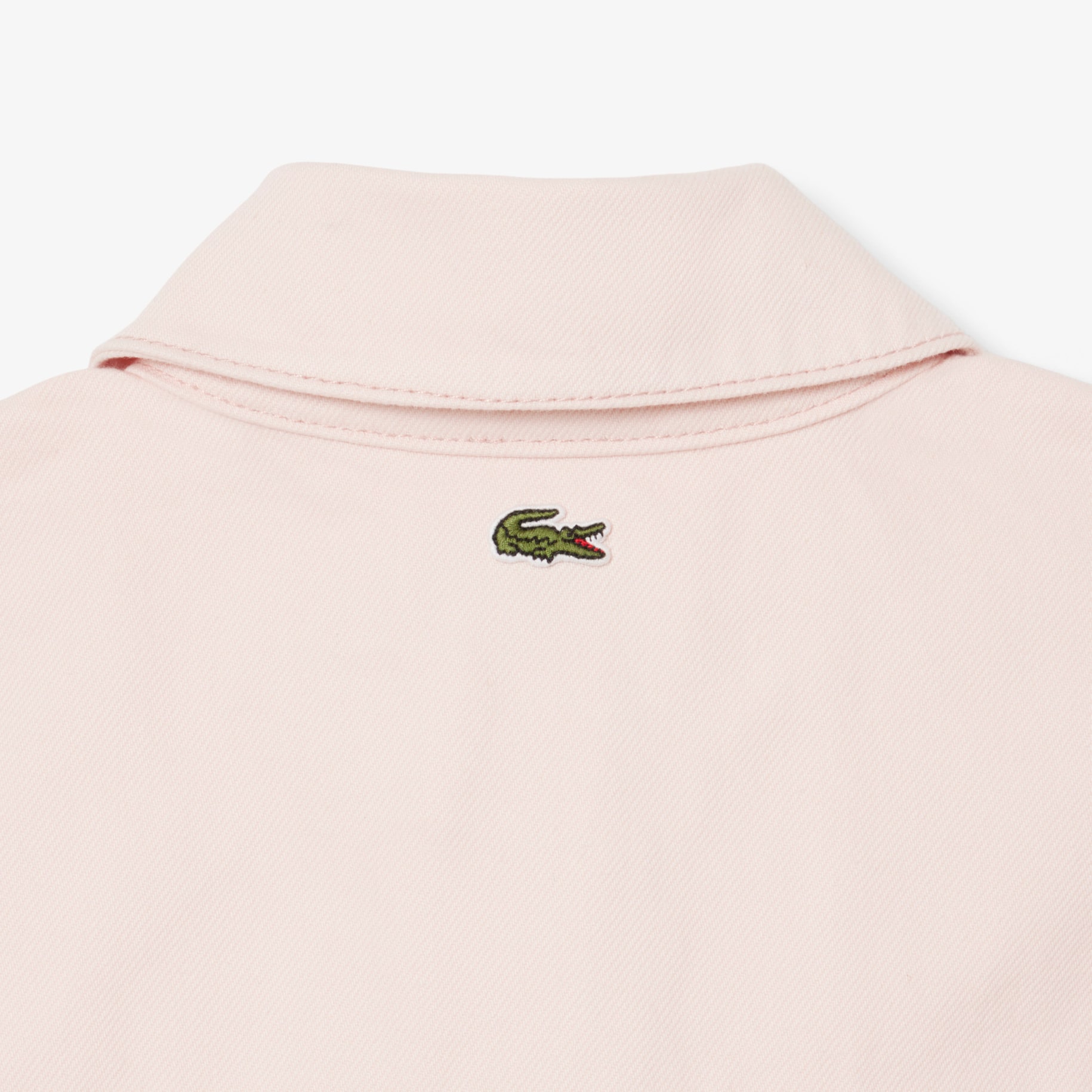 Oversized Denim Polo Shirt image number 6