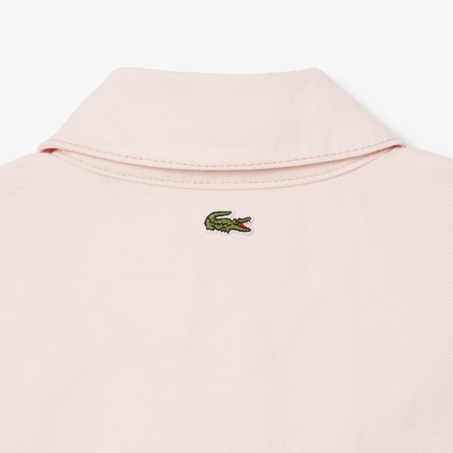 Oversized Denim Polo Shirt image number 6