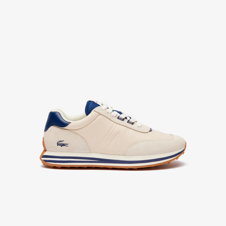 Men's L-Spin Leather and Textile Trainers image number 0